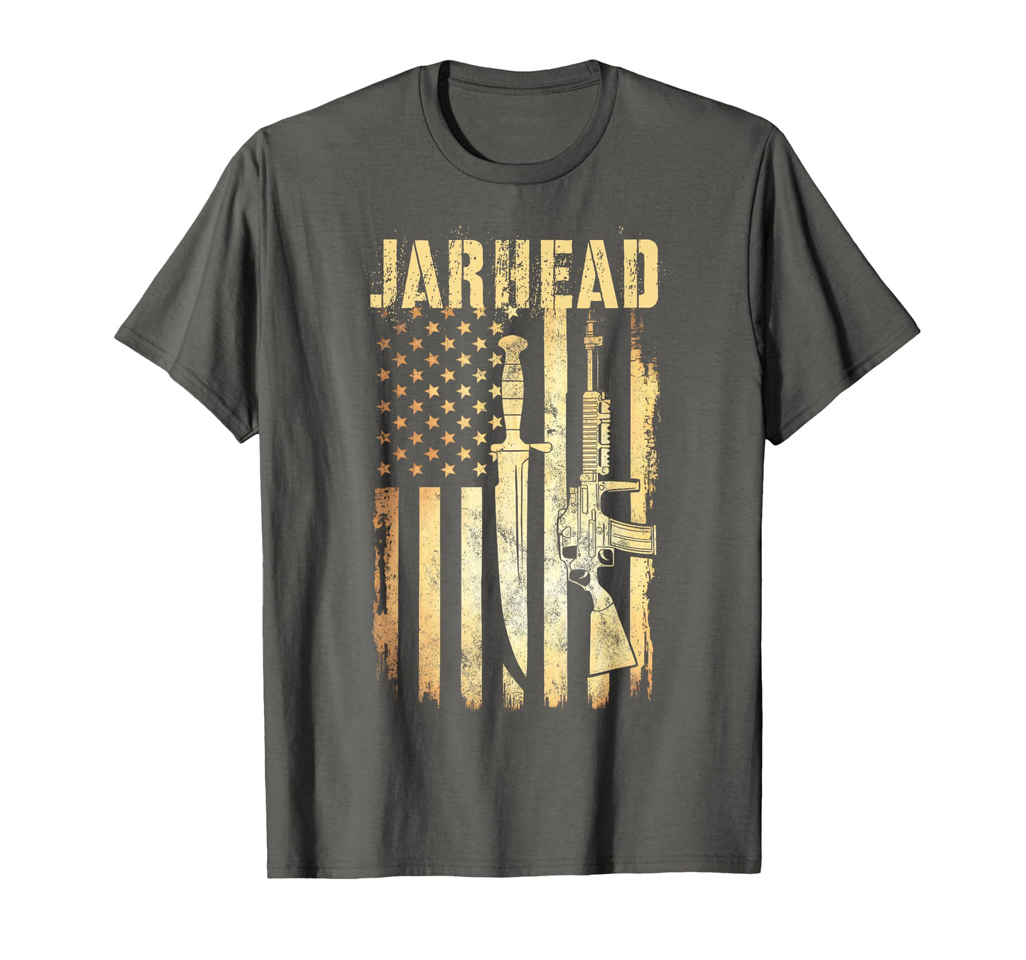 Sarcastic Jarhead Veteran Armed T-Shirt - Aesthetic Graphic Men Women - T-Shirt, Sweatshirt, Hoodie