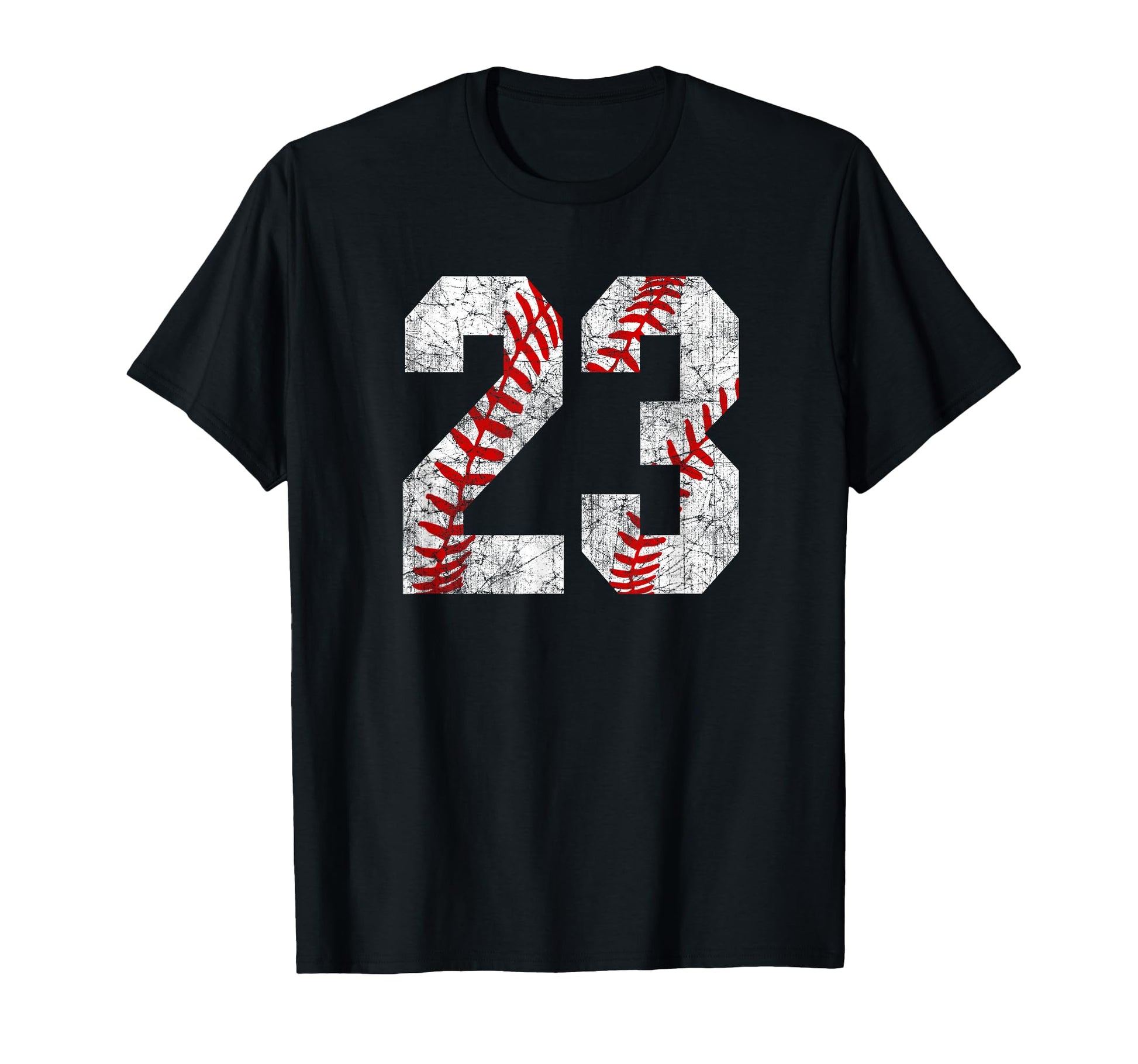 Worn Baseball Mom 23 Jersey Baseball T-Shirt - Graphic Print for Adults - T-Shirt, Sweatshirt, Hoodie