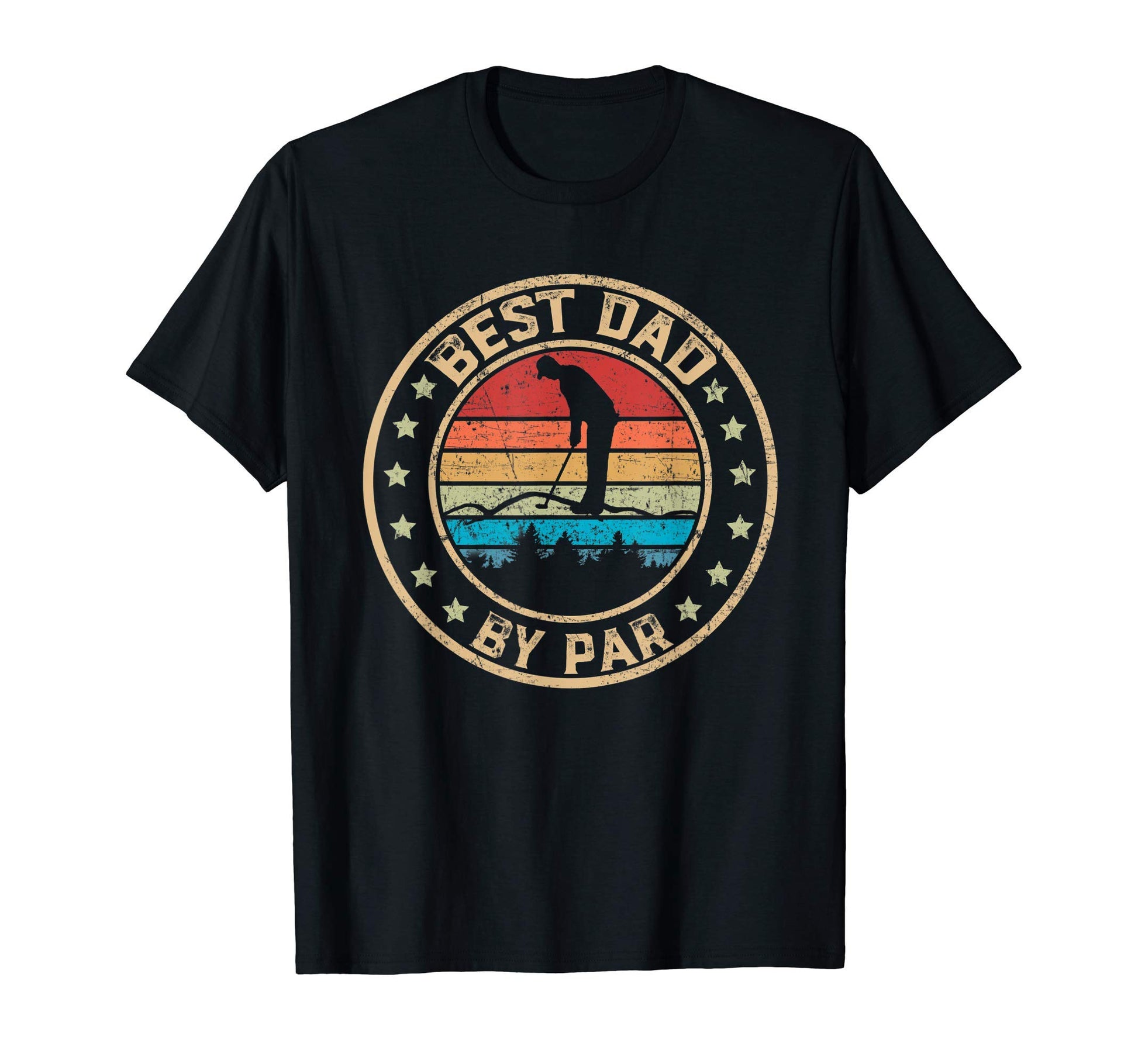 Mens Best Dad Par Fathers Day Golf T-Shirt - Casual Everyday Wear Unisex - T-Shirt, Sweatshirt, Hoodie