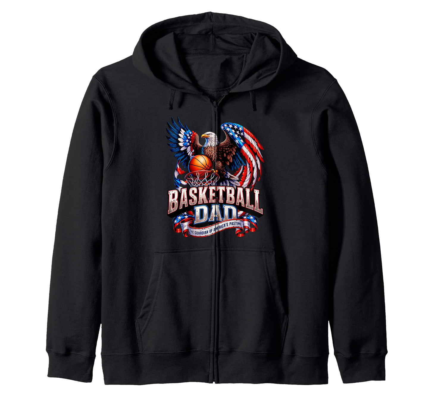 Basketball Papa Guardian Americas Pastime T-Shirt - Graphic Print Unisex - T-Shirt, Sweatshirt, Hoodie