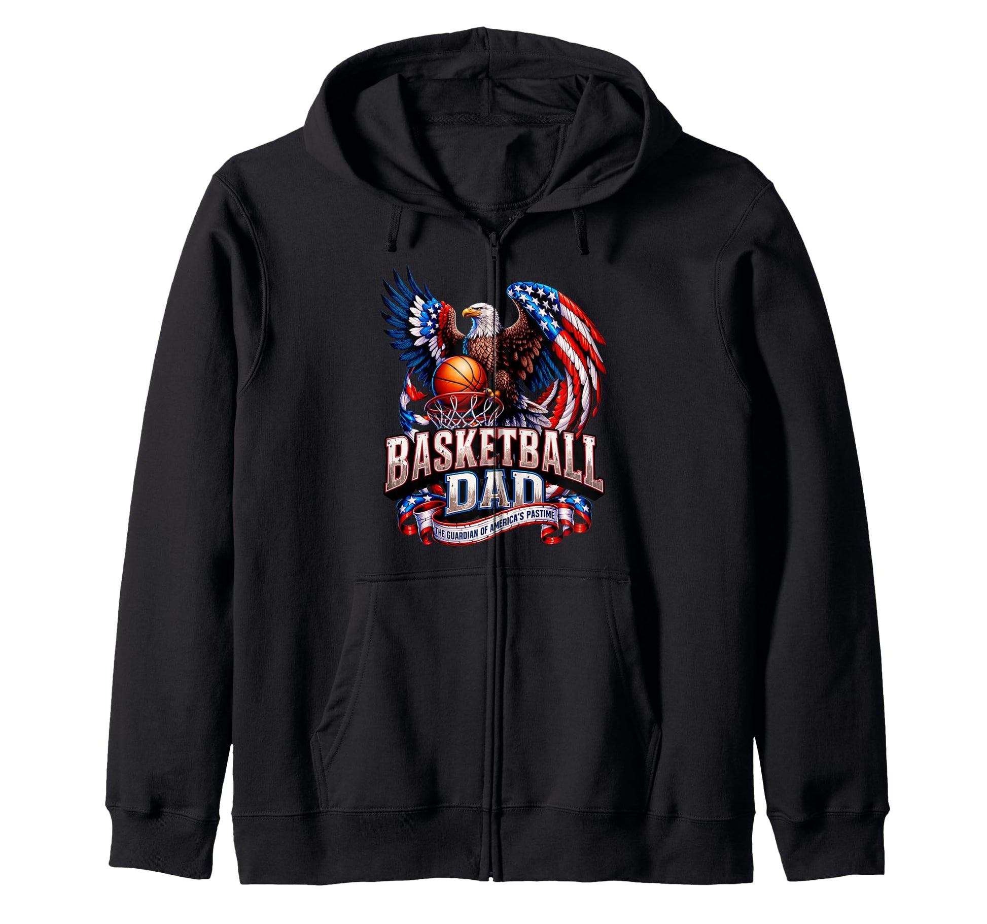 Basketball Papa Guardian Americas Pastime T-Shirt - Graphic Print Unisex - T-Shirt, Sweatshirt, Hoodie