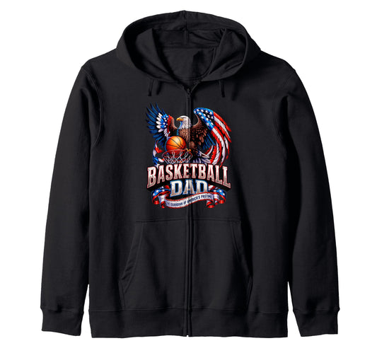 Basketball Papa Guardian Americas Pastime T-Shirt - Graphic Print Unisex - T-Shirt, Sweatshirt, Hoodie