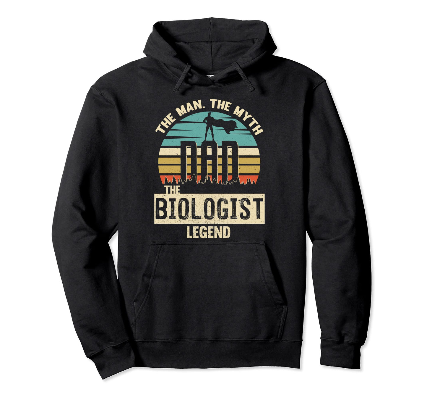 Myth Legend Dad Biologist Hoodie - Minimalist Print Men Women - T-Shirt, Sweatshirt, Hoodie