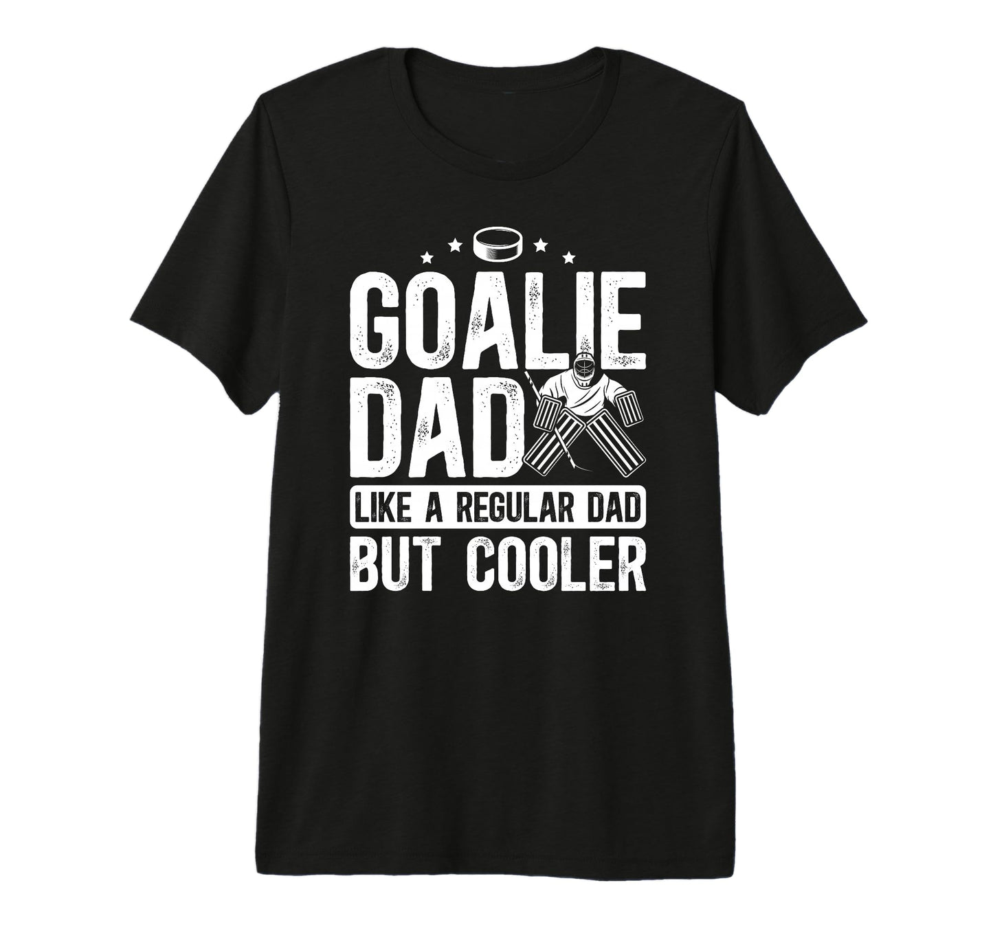 Mens Hockey Goalie Dad Definition Dad T-Shirt - Graphic Print Unisex - T-Shirt, Sweatshirt, Hoodie