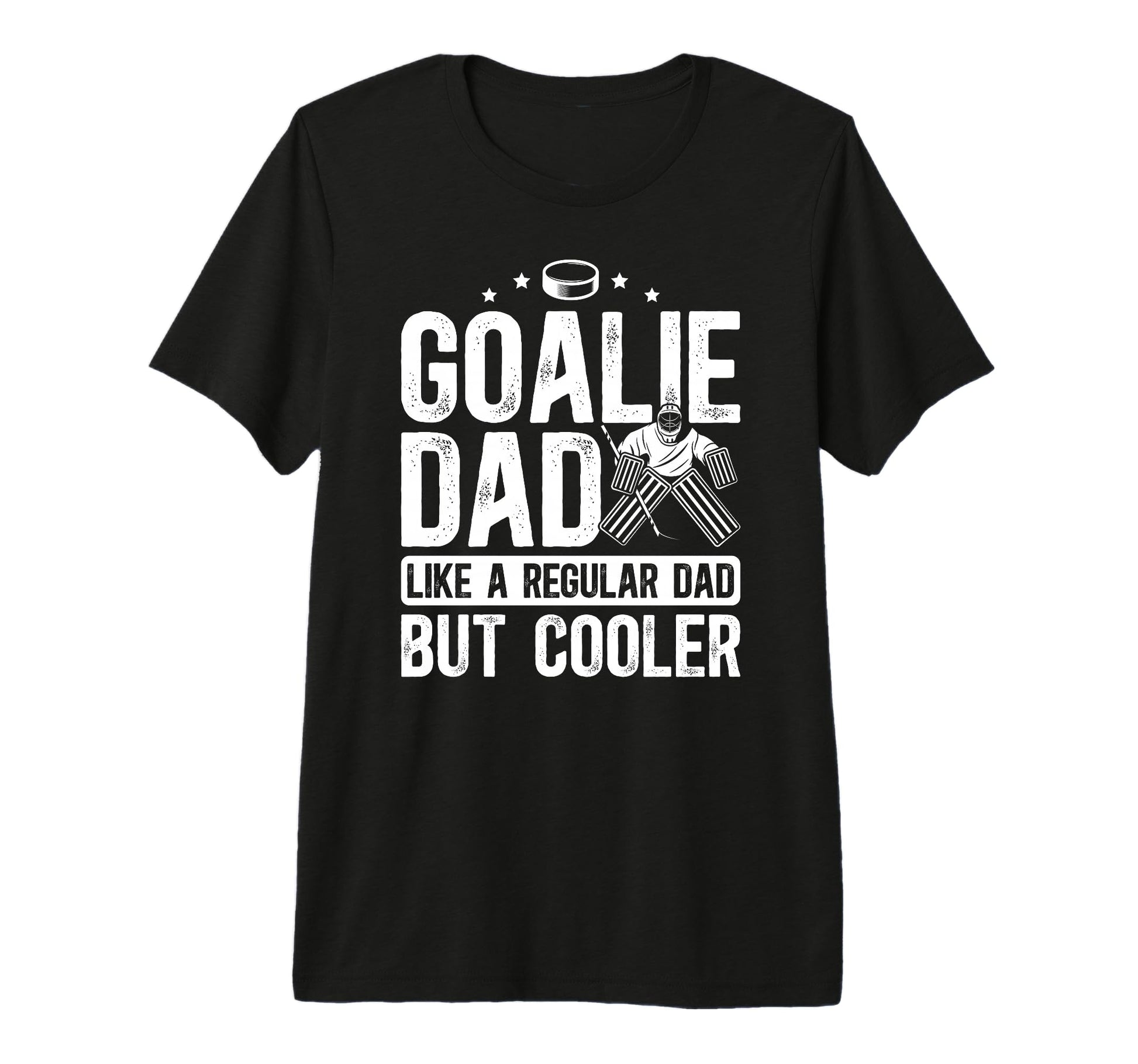 Mens Hockey Goalie Dad Definition Dad T-Shirt - Graphic Print Unisex - T-Shirt, Sweatshirt, Hoodie