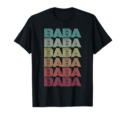 Baba Father Arabic Word Legend Dad Myth T-Shirt - Minimalist Print Unisex - T-Shirt, Sweatshirt, Hoodie