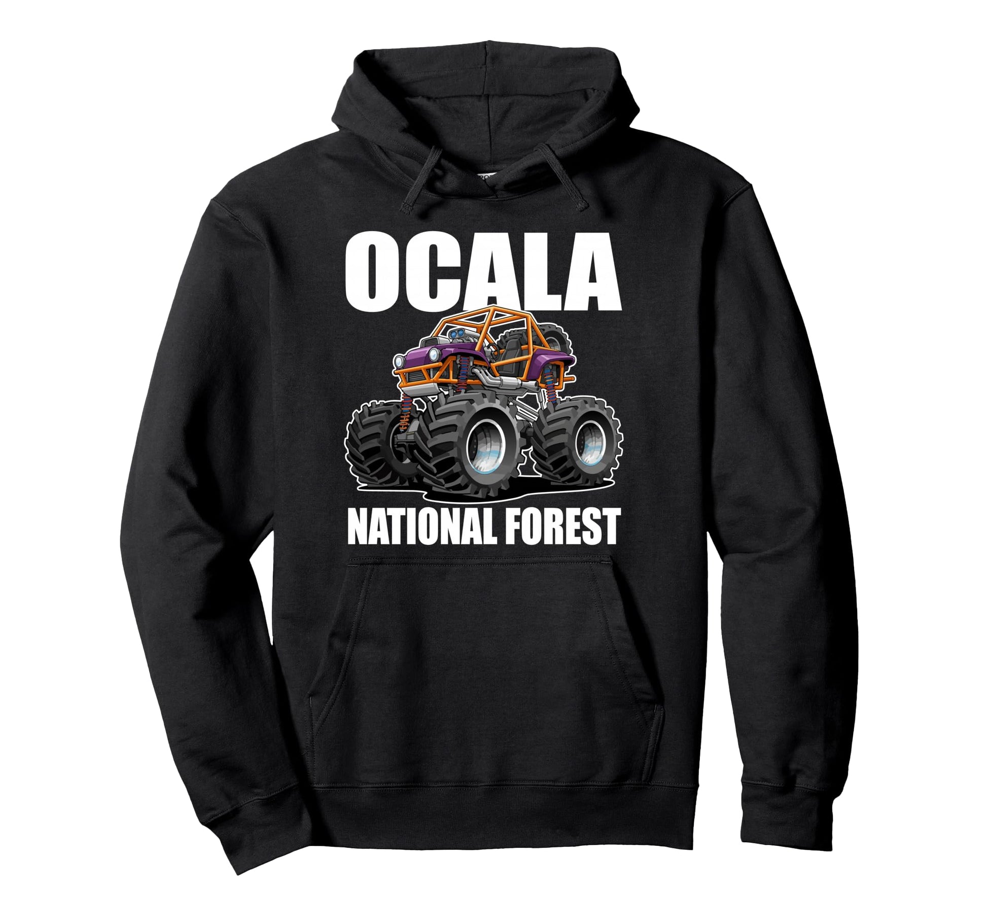 Ocala National Forest Florida 4X4 Hoodie - Fun Novelty Design Men Women - T-Shirt, Sweatshirt, Hoodie