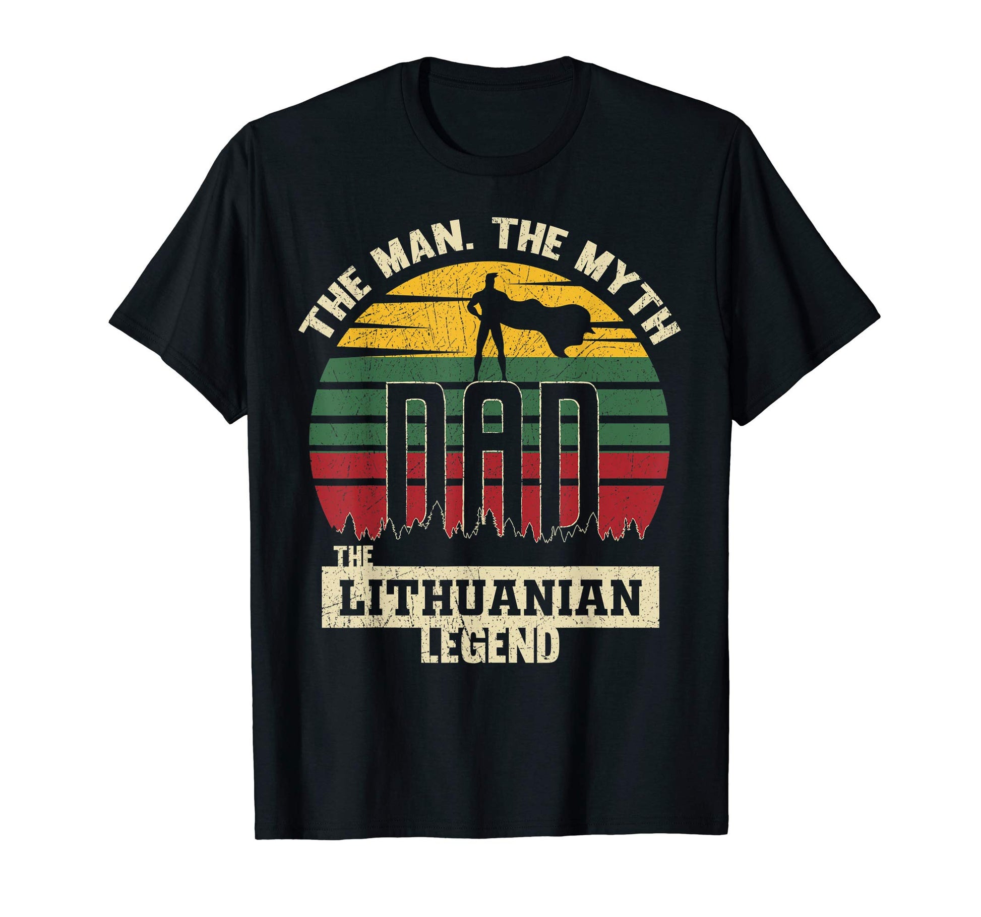 Myth Lithuanian Legend Dad T-Shirt - Trendy Graphic Men Women - T-Shirt, Sweatshirt, Hoodie