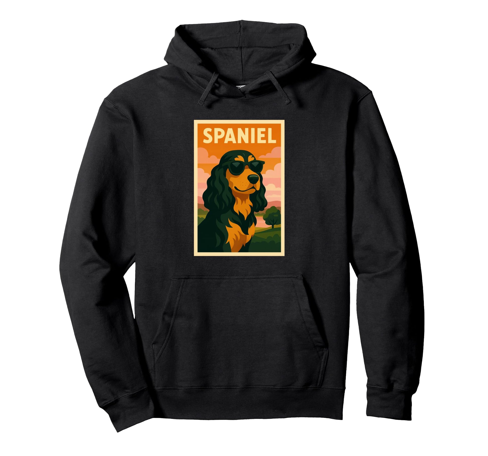 English Cocker Spaniel Art Minimalist Pop Hoodie - Unique Graphic Unisex - T-Shirt, Sweatshirt, Hoodie