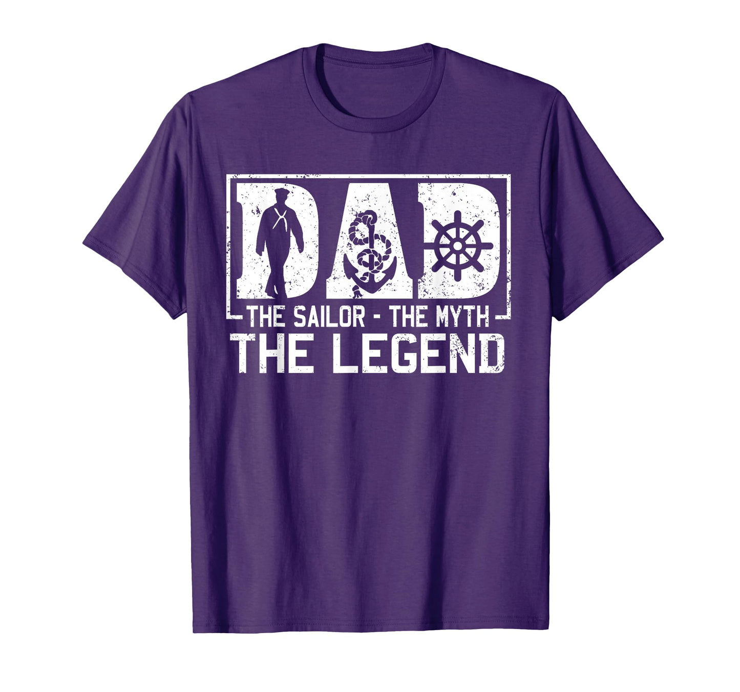 Dad Sailor Myth Legend T-Shirt - Custom Art Print Unisex - T-Shirt, Sweatshirt, Hoodie
