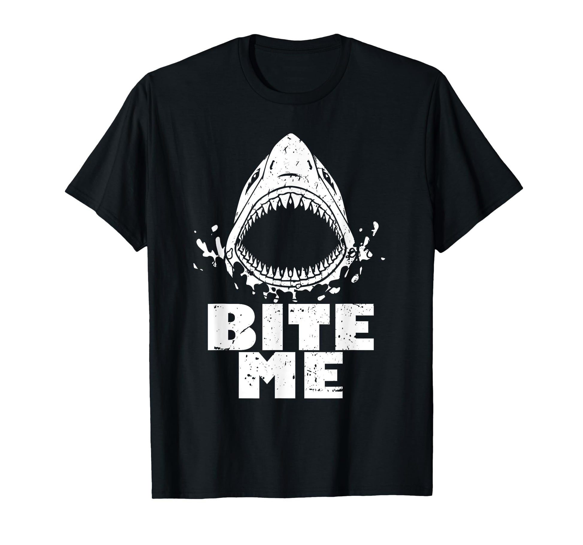 Shark Bite Me Shark T-Shirt - Graphic Print for Adults - T-Shirt, Sweatshirt, Hoodie