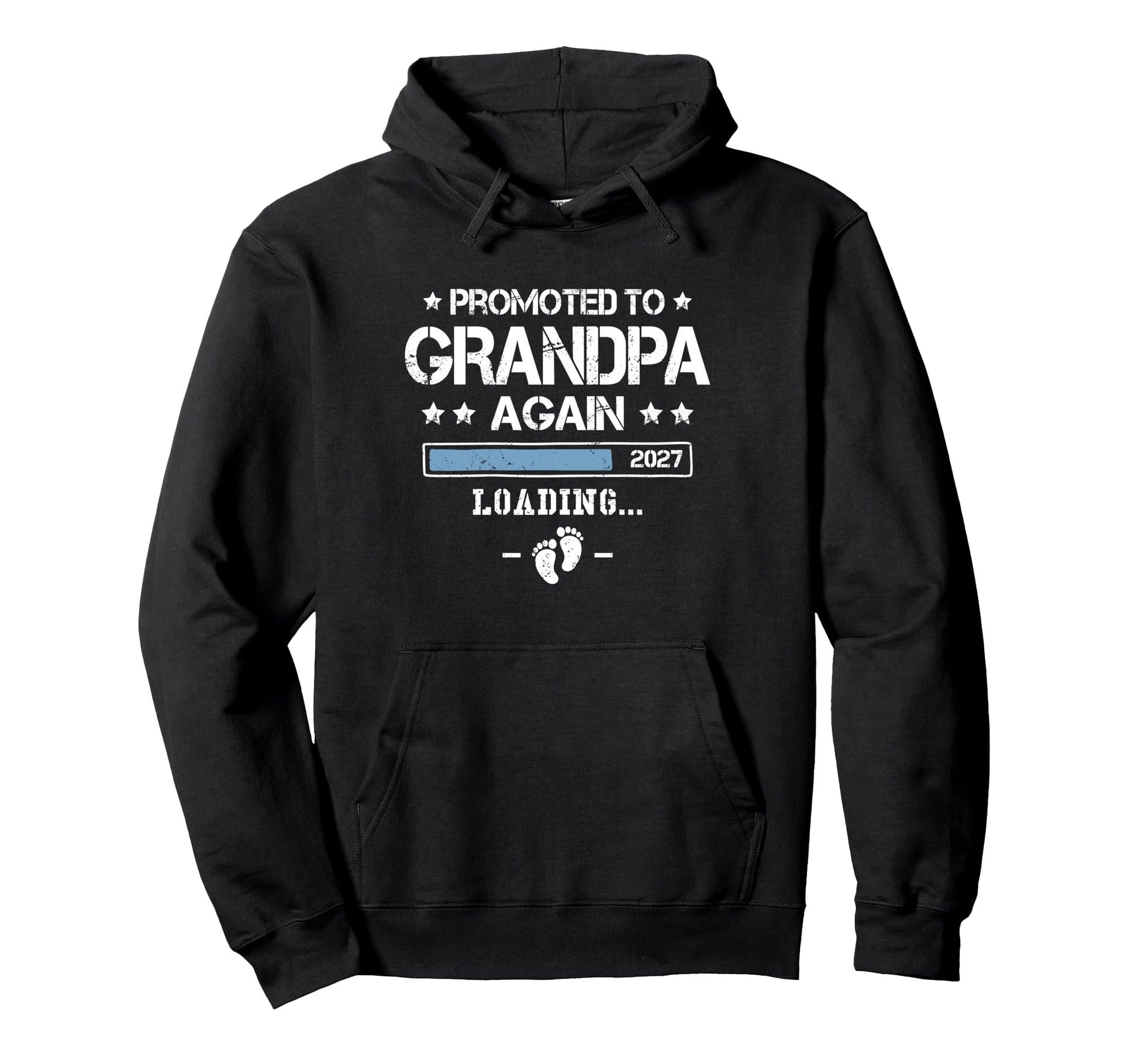 Promoted To Grandpa Again 2027 2Nd Time Hoodie - Trendy Graphic Men Women - T-Shirt, Sweatshirt, Hoodie