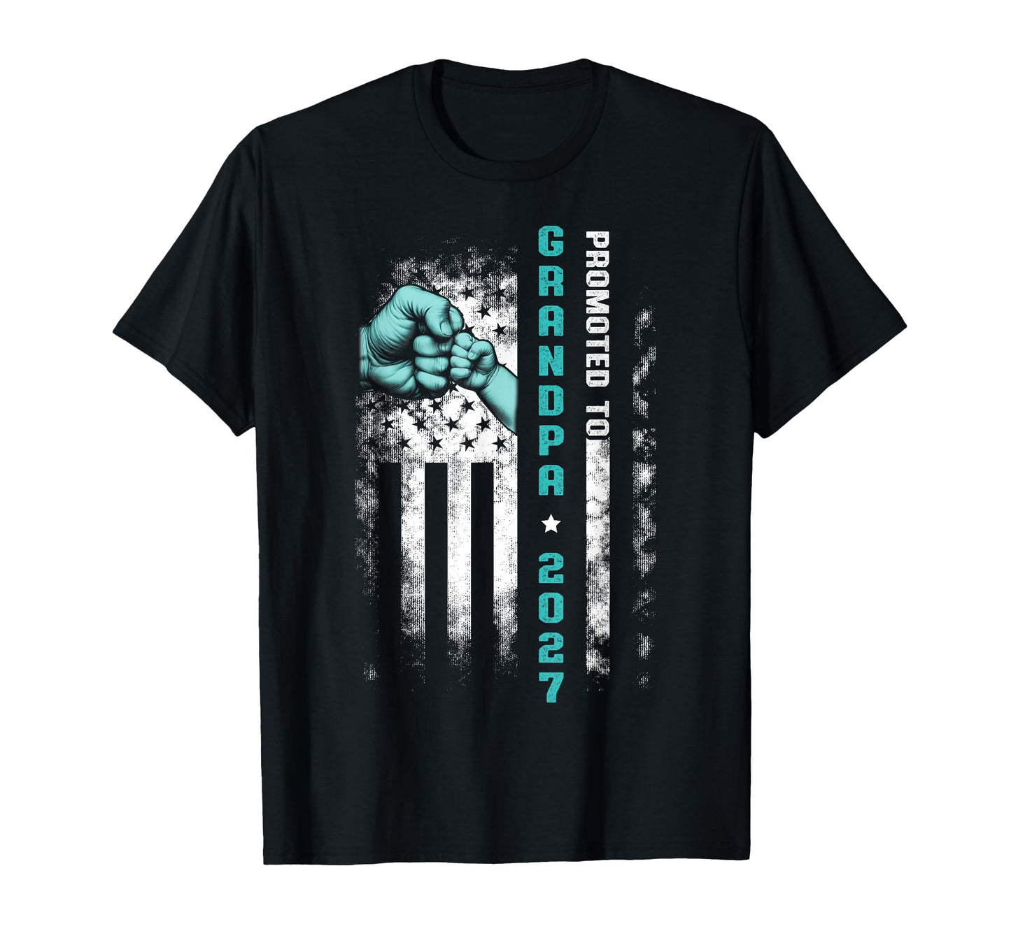 Promoted To Grandpa Est 2027 New Dad T-Shirt - Trendy Graphic Unisex - T-Shirt, Sweatshirt, Hoodie