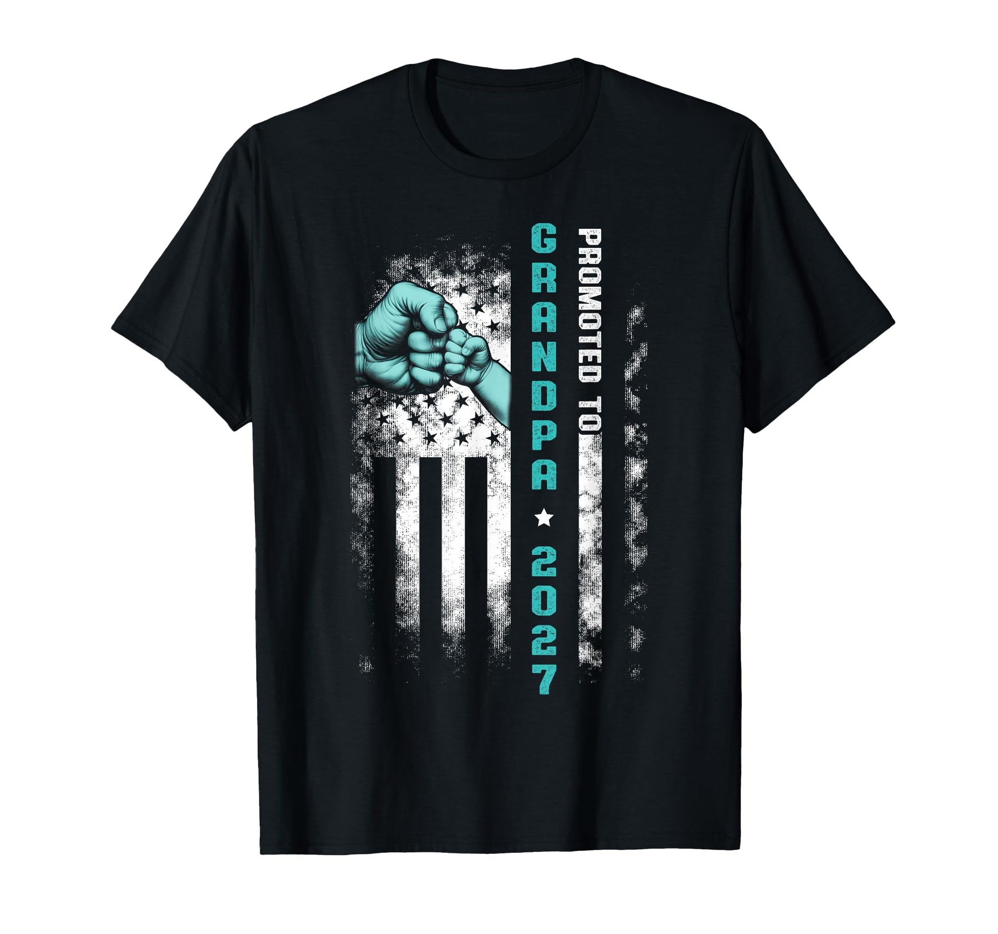 Promoted To Grandpa Est 2027 New Dad T-Shirt - Trendy Graphic Unisex - T-Shirt, Sweatshirt, Hoodie