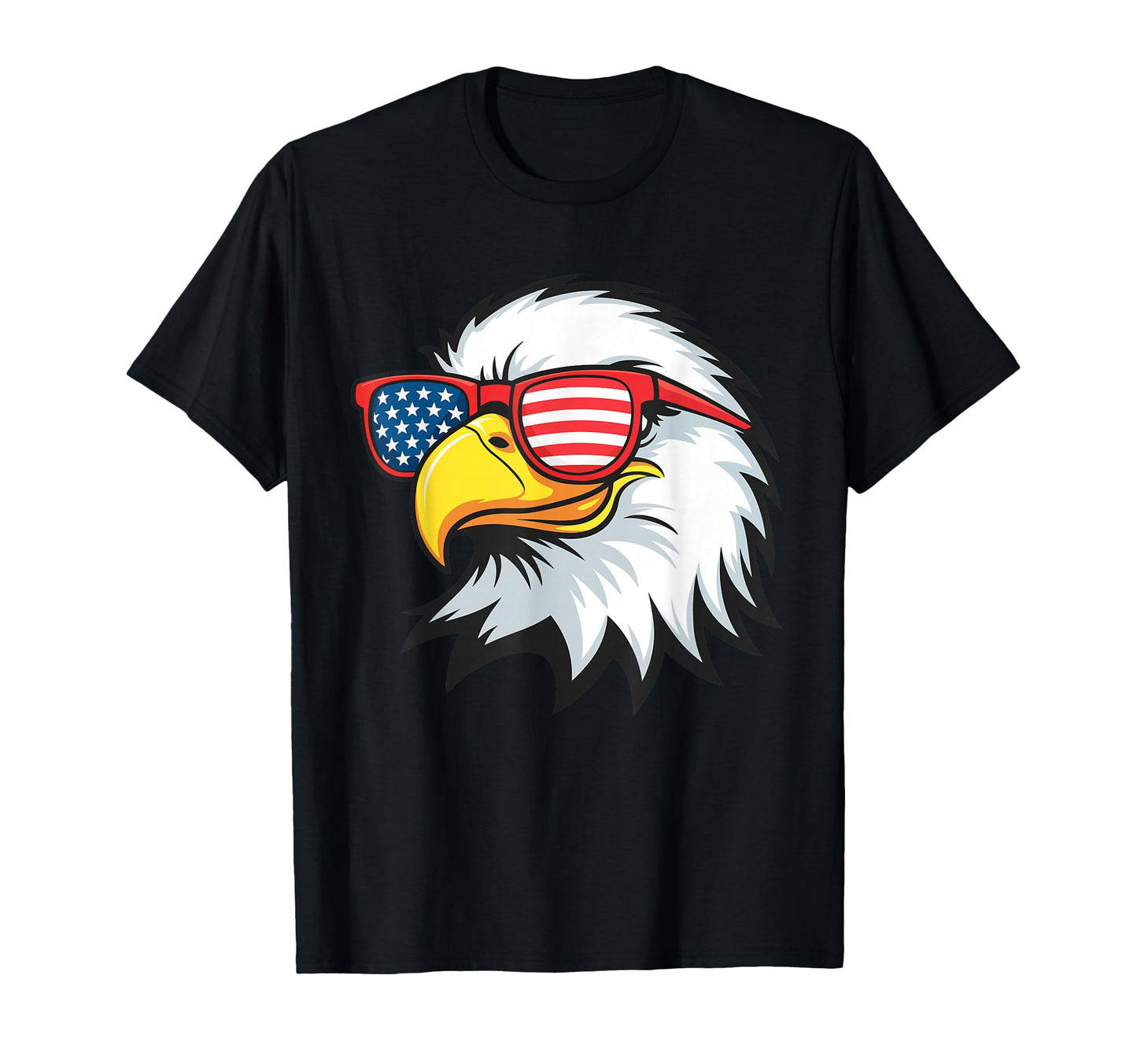 American Flag Patriotic Eagle T-Shirt - Casual Everyday Wear for Adults - T-Shirt, Sweatshirt, Hoodie
