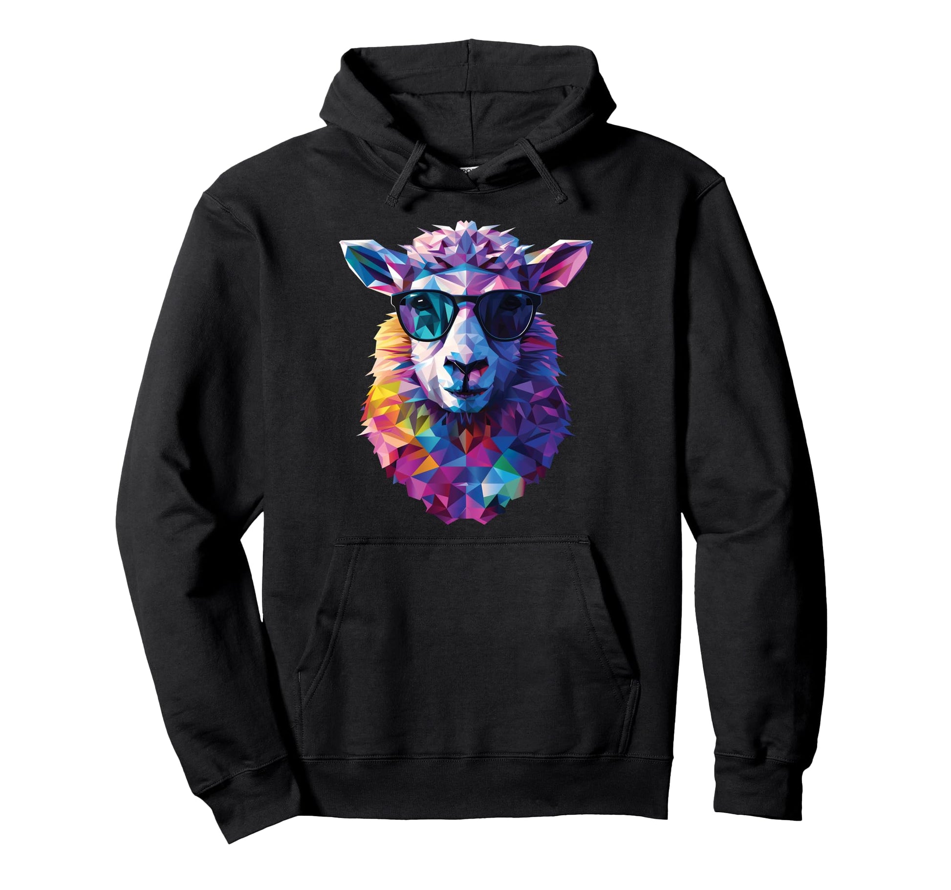 Sheep Dad Mom Sunglasses Sheep Hoodie - Fun Novelty Design for Adults - T-Shirt, Sweatshirt, Hoodie