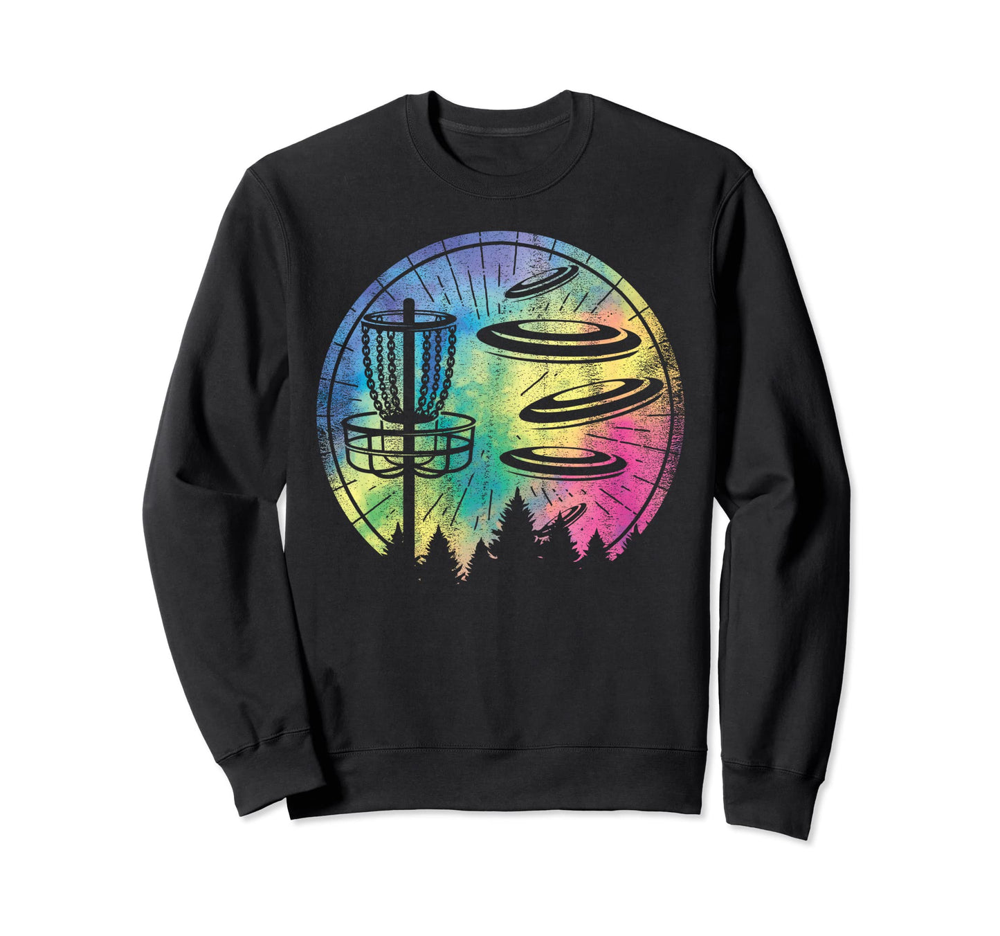 Disc Golf Funny Disc Golf Frisbee Dad Sweatshirt - Graphic Print Unisex - T-Shirt, Sweatshirt, Hoodie