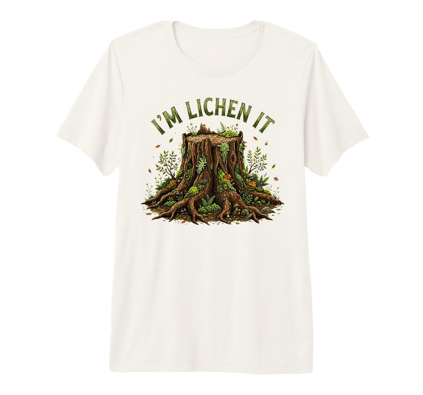 Im Lichen It Funny Plant Tree Lover Tri T-Shirt - Graphic Print Unisex - T-Shirt, Sweatshirt, Hoodie