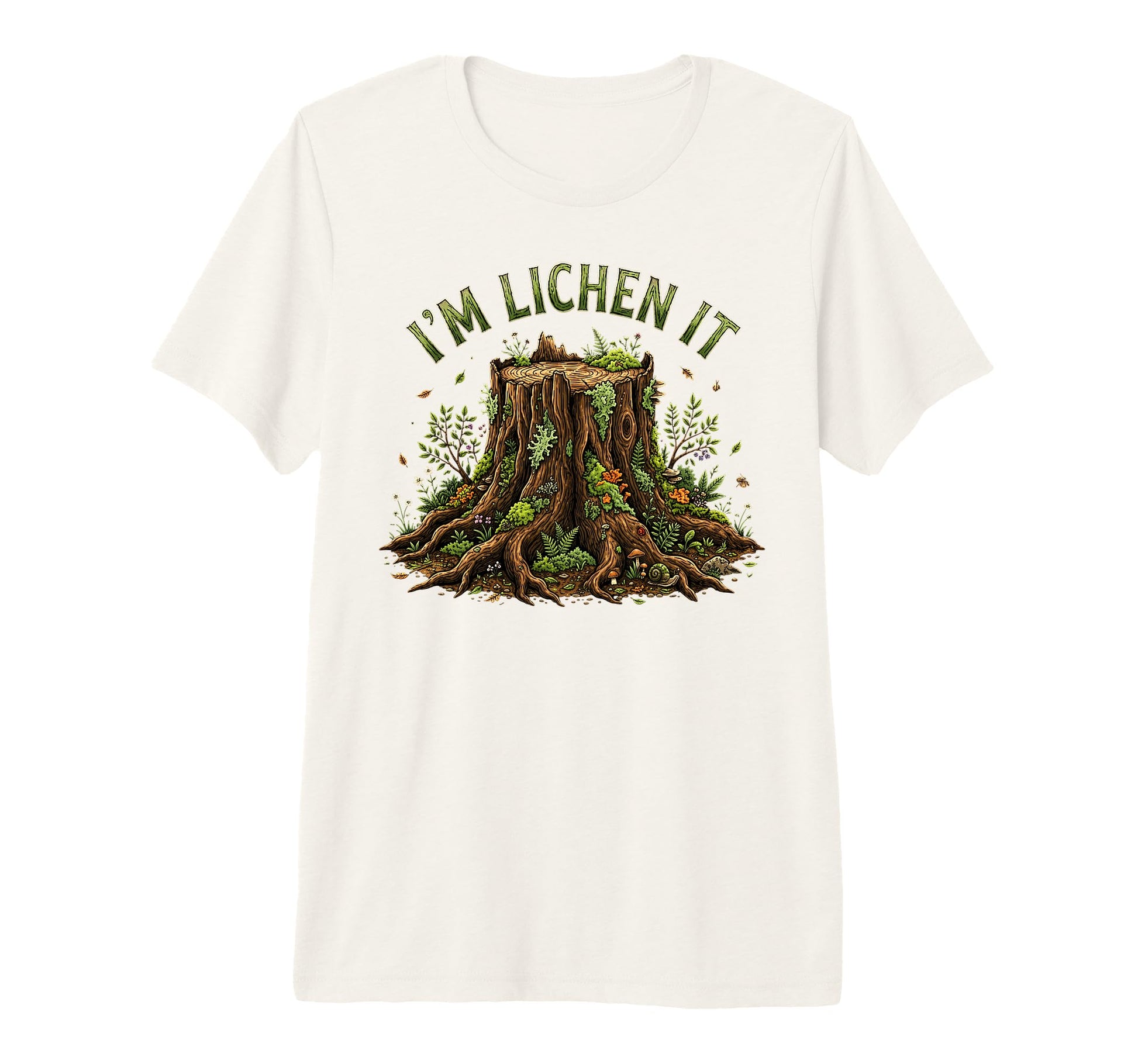 Im Lichen It Funny Plant Tree Lover Tri T-Shirt - Graphic Print Unisex - T-Shirt, Sweatshirt, Hoodie
