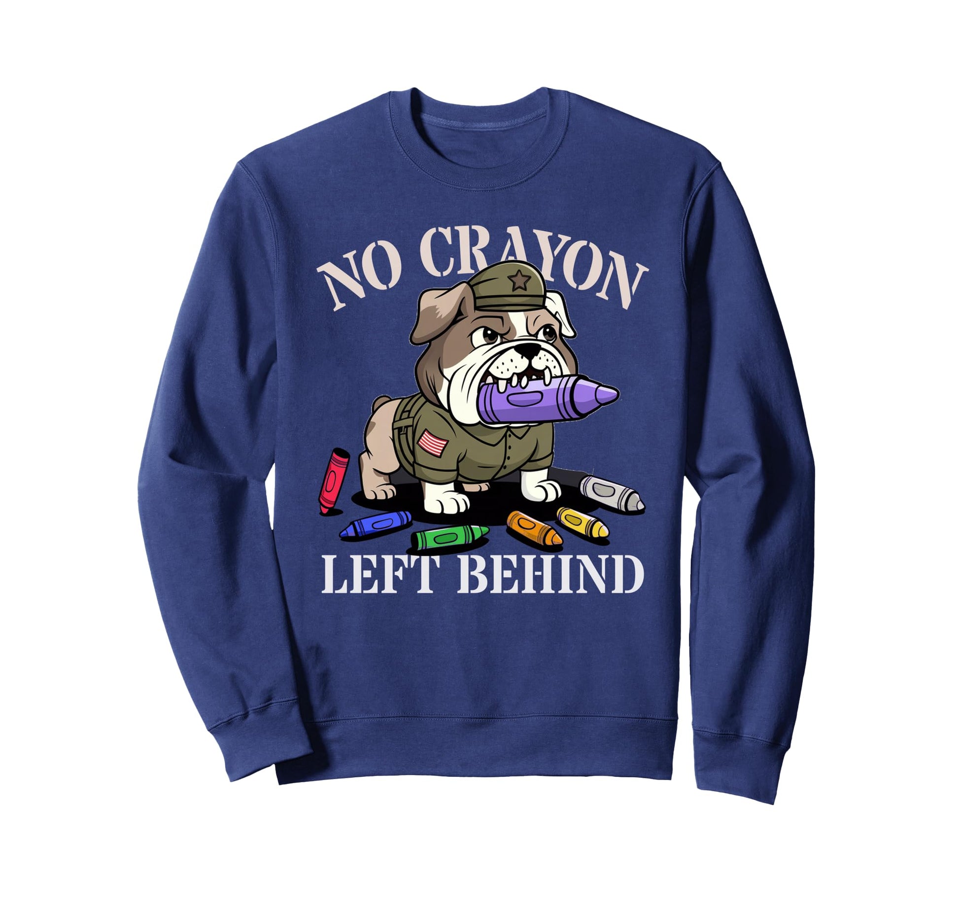Sarcastic No Crayon Left Behind Team Sweatshirt - Unique Graphic Men Women - T-Shirt, Sweatshirt, Hoodie