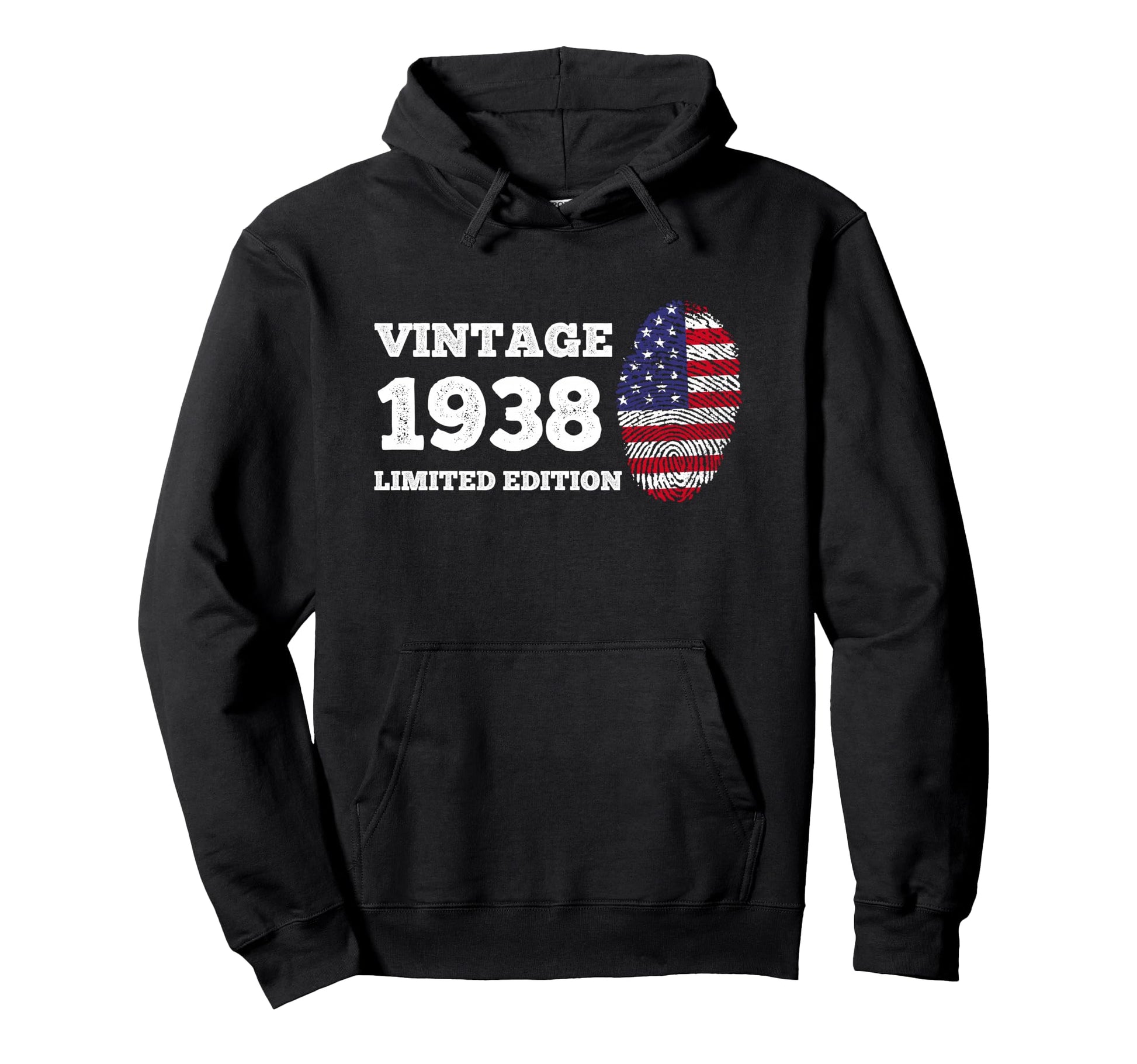 1938 Usa American Flag 88 Year Old 88Th Hoodie - Trendy Graphic Men Women - T-Shirt, Sweatshirt, Hoodie