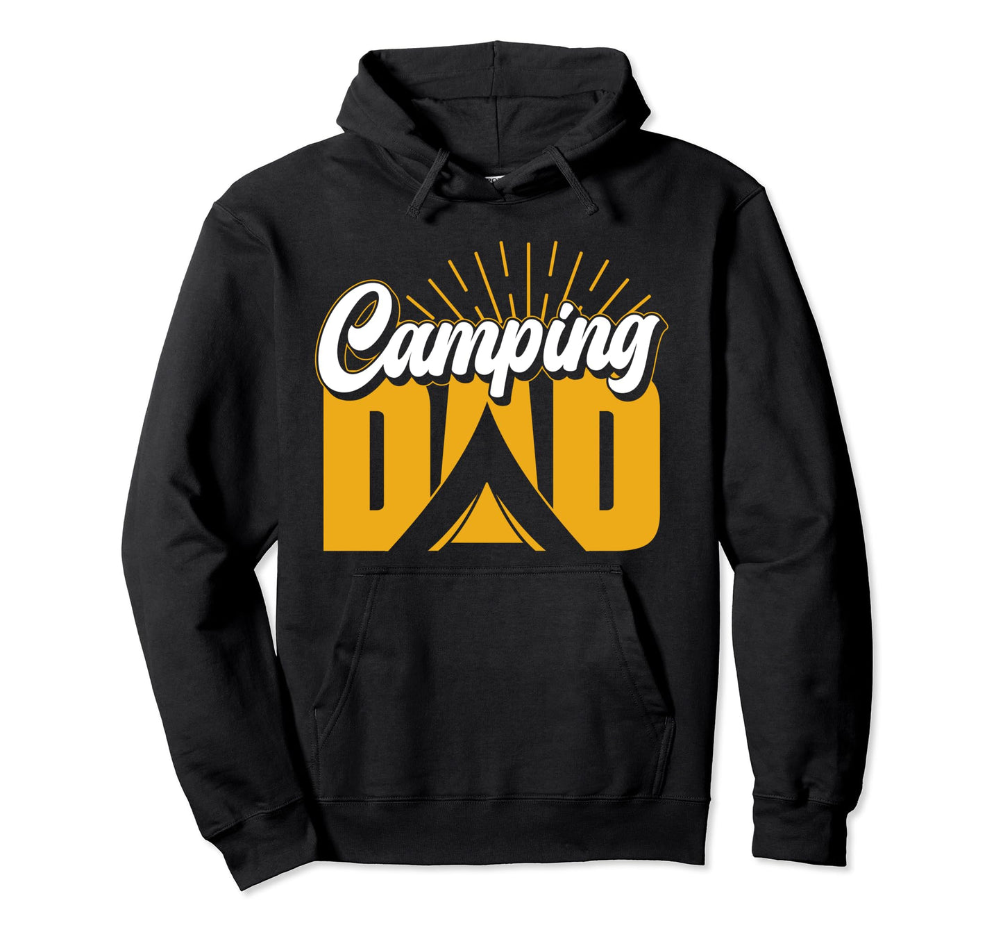 Camping Dad Campsite Lover Camper Camp Hoodie - Trendy Graphic Men Women - T-Shirt, Sweatshirt, Hoodie