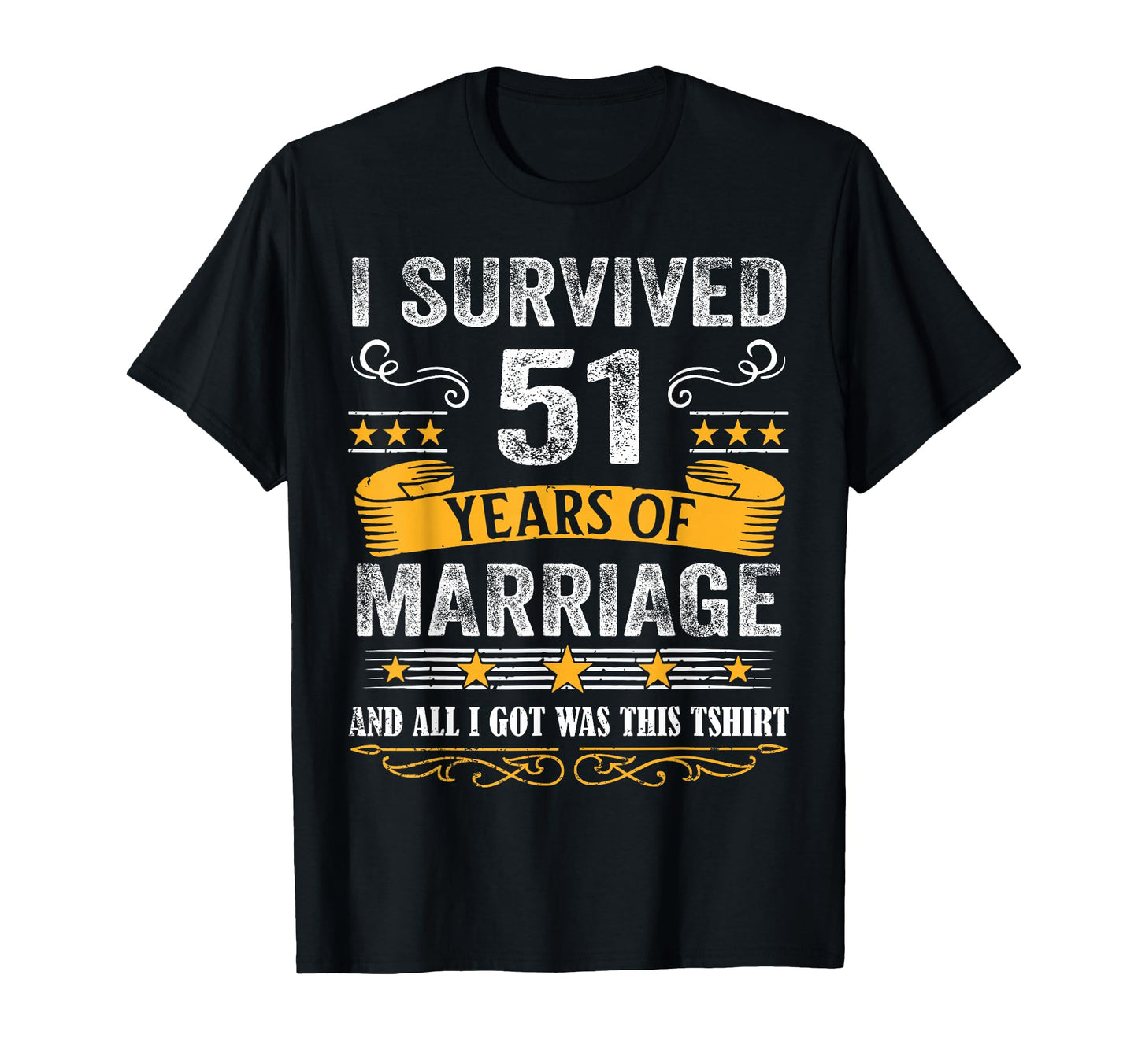 51St Wedding Anniversary Couples T-Shirt - Custom Art Print Men Women - T-Shirt, Sweatshirt, Hoodie