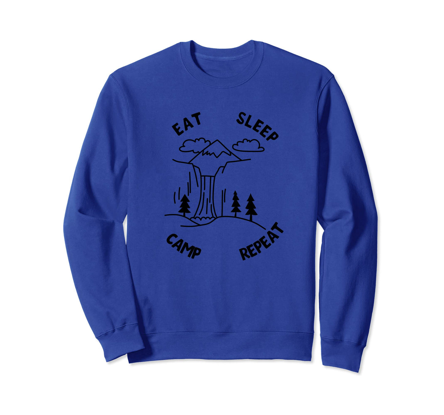 Hinking Adventure Camper Nature Sweatshirt - Trendy Graphic for Adults - T-Shirt, Sweatshirt, Hoodie