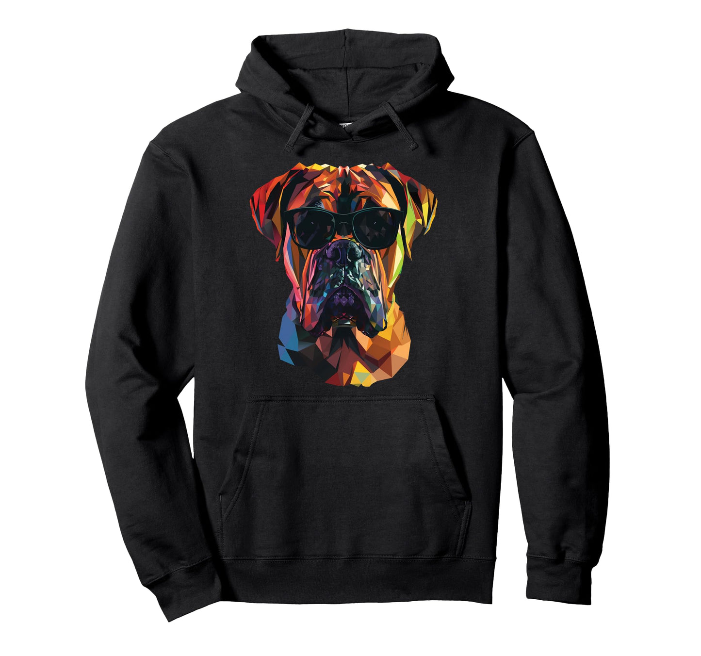 Dog Dad Mom Sunglasses Mastiff Hoodie - Streetwear Style for Adults - T-Shirt, Sweatshirt, Hoodie