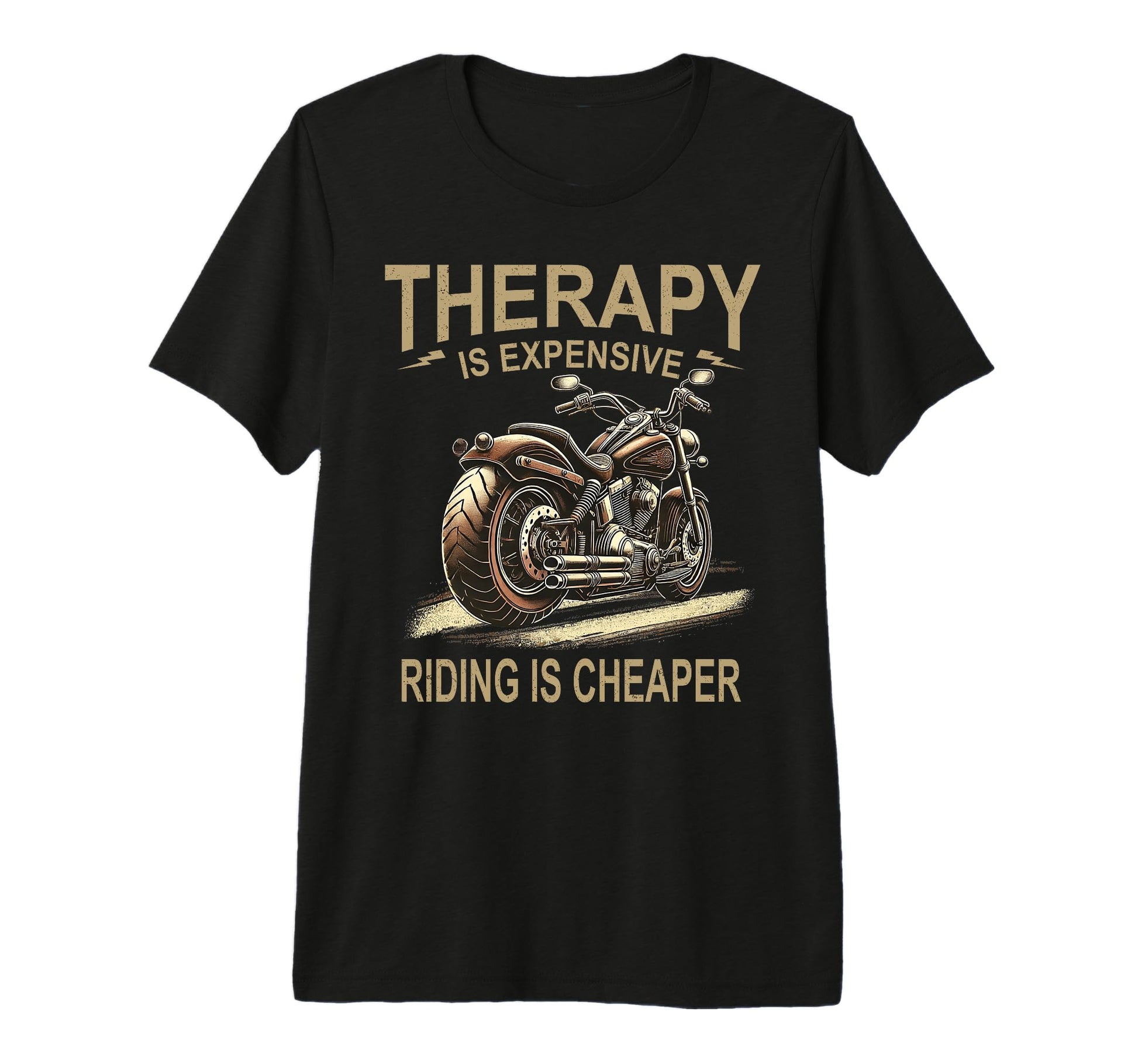 Lover Rider Therapy Motorcycle Lovers T-Shirt - Graphic Print for Adults - T-Shirt, Sweatshirt, Hoodie