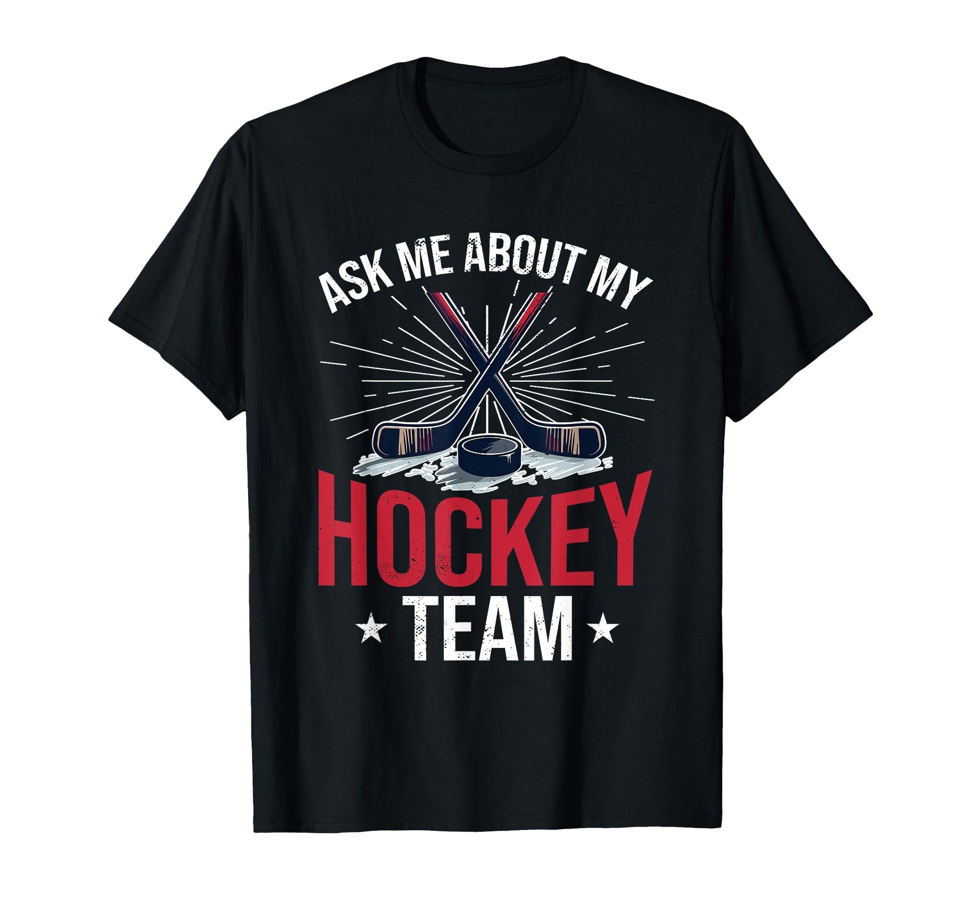Hockey Coach Gifts T-Shirt - Fun Novelty Design for Adults - T-Shirt, Sweatshirt, Hoodie