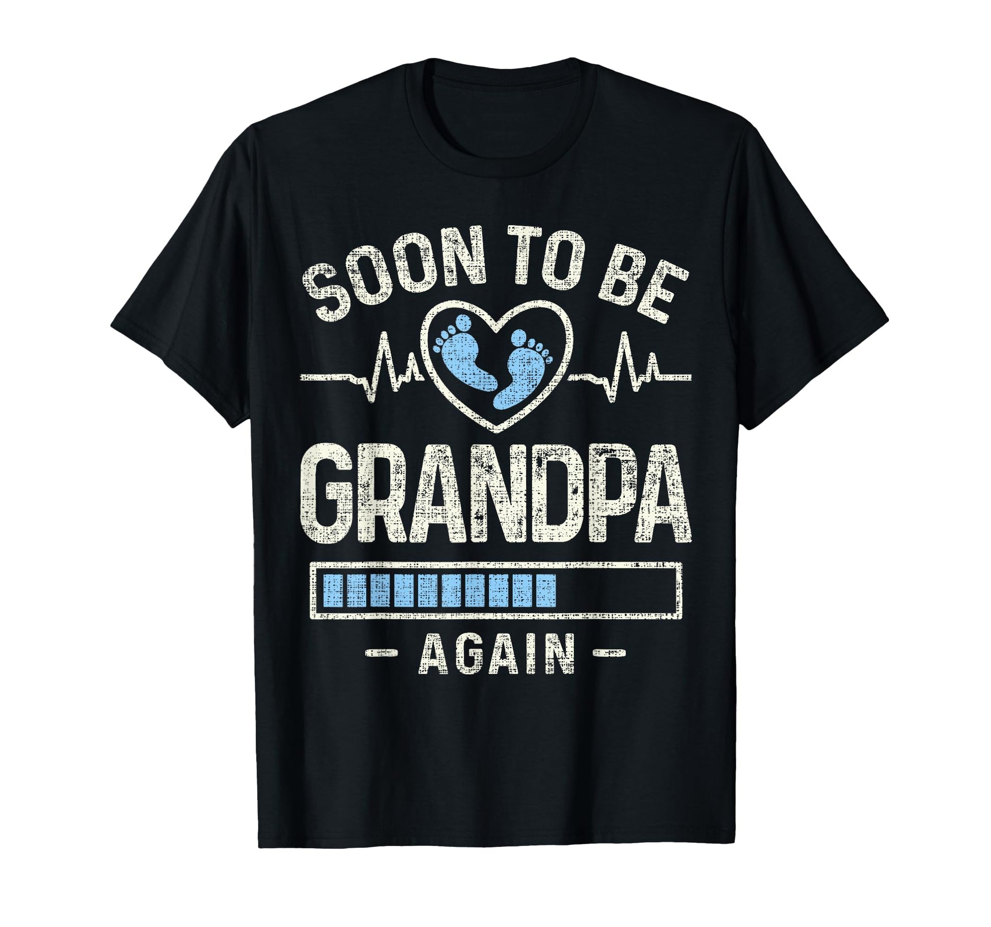 Soon To Be Grandpa Again Expecting T-Shirt - Custom Art Print Men Women - T-Shirt, Sweatshirt, Hoodie