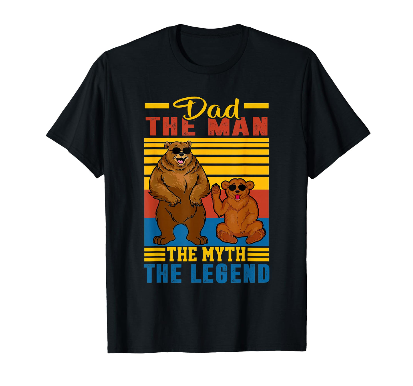 Dad Myth Legend T-Shirt - Custom Art Print Men Women - T-Shirt, Sweatshirt, Hoodie