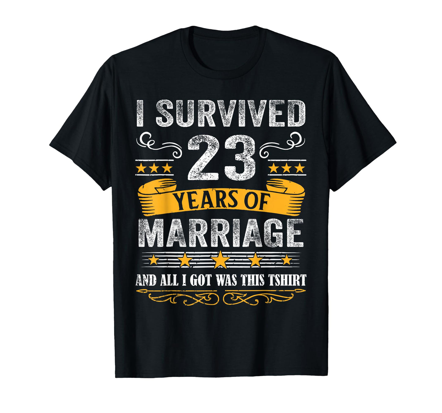 23Rd Wedding Anniversary Couples T-Shirt - Streetwear Style for Adults - T-Shirt, Sweatshirt, Hoodie