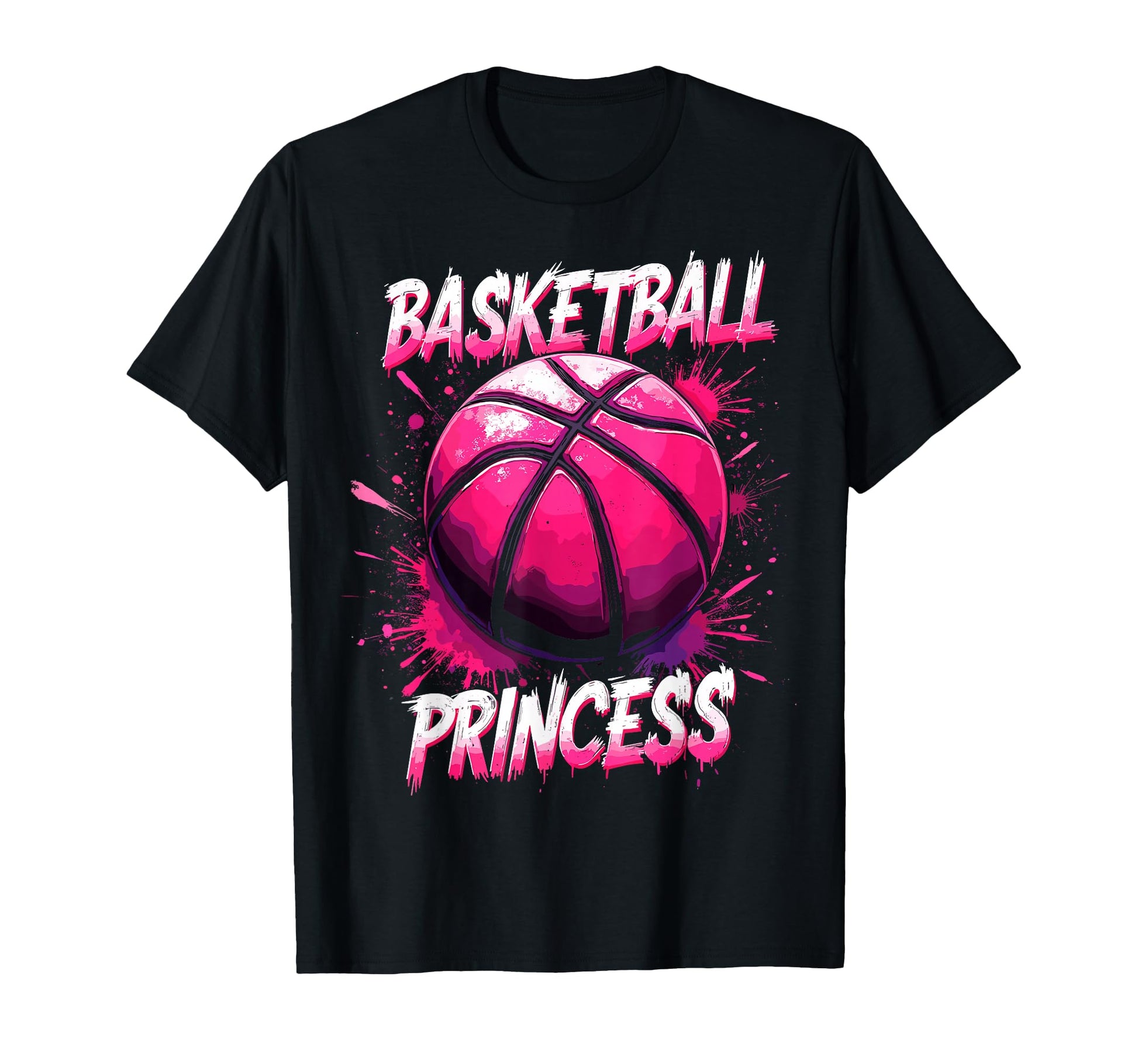 Basketball Princess Basketball T-Shirt - Fun Novelty Design for Adults - T-Shirt, Sweatshirt, Hoodie