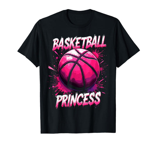 Basketball Princess Basketball T-Shirt - Fun Novelty Design for Adults - T-Shirt, Sweatshirt, Hoodie