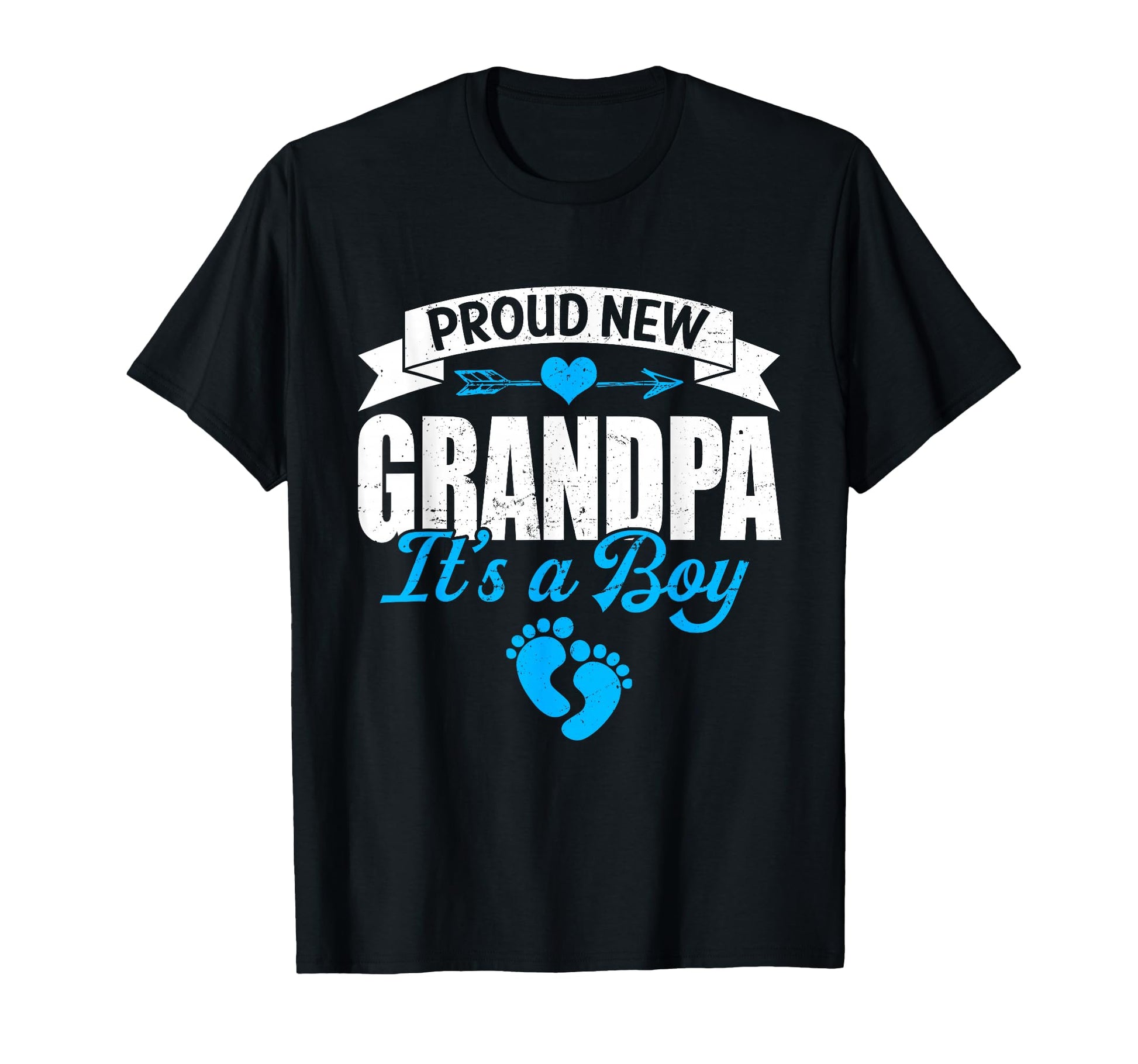 Family Proud New Grandpa Its Gender T-Shirt - Custom Art Print for Adults - T-Shirt, Sweatshirt, Hoodie