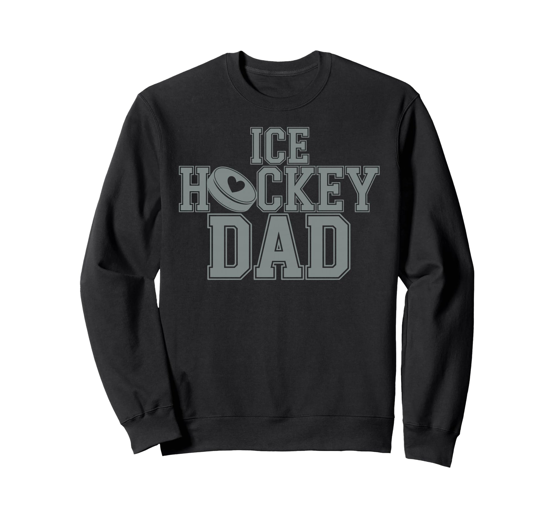 Ice Hockey Dad Father Ice Hockey Sweatshirt - Aesthetic Graphic Men Women - T-Shirt, Sweatshirt, Hoodie