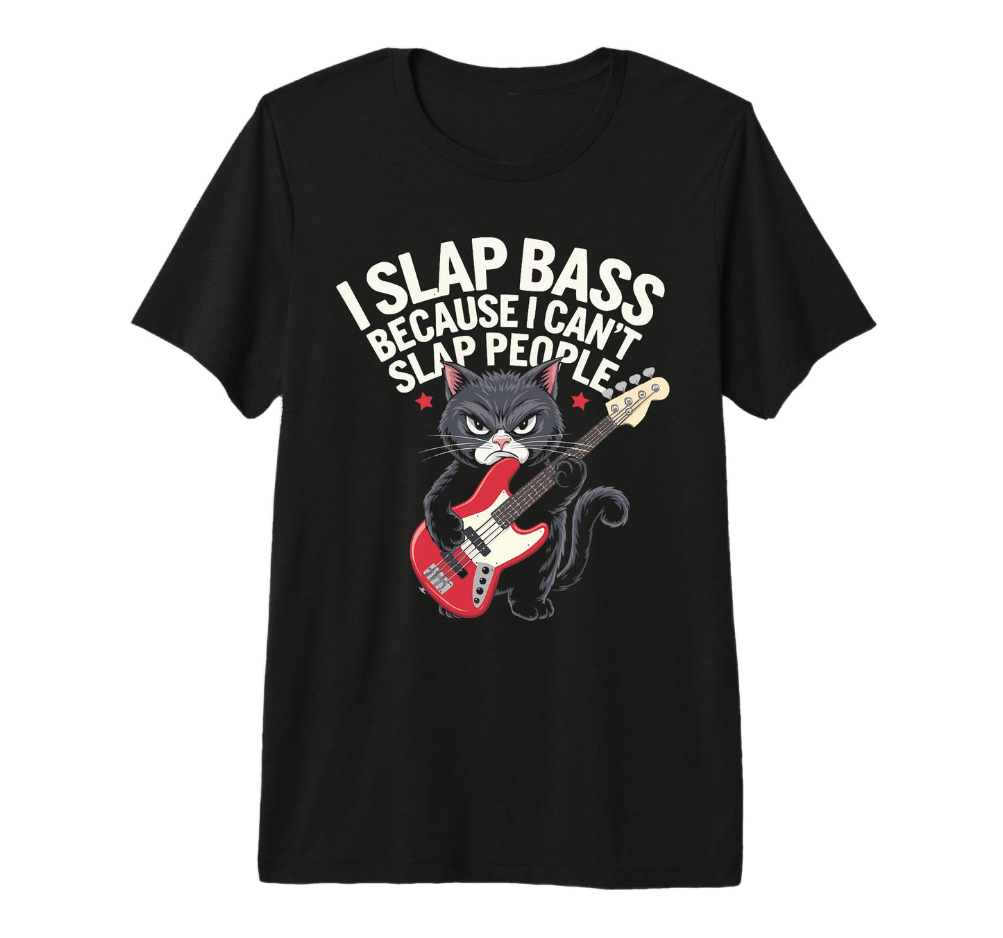 Cat Owner Guitar Player Guitarist Kitty T-Shirt - Trendy Graphic Unisex - T-Shirt, Sweatshirt, Hoodie