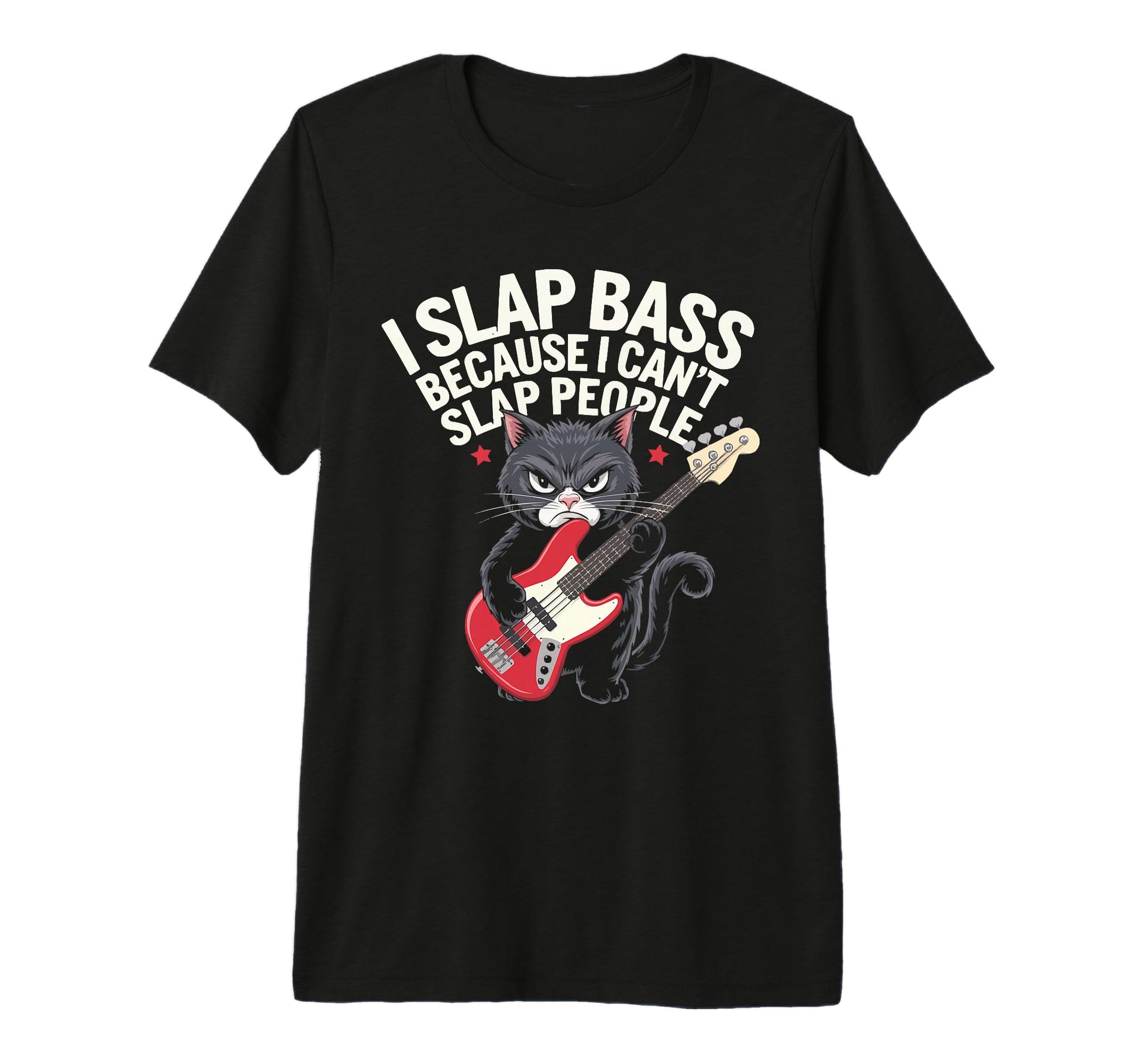 Cat Owner Guitar Player Guitarist Kitty T-Shirt - Trendy Graphic Unisex - T-Shirt, Sweatshirt, Hoodie
