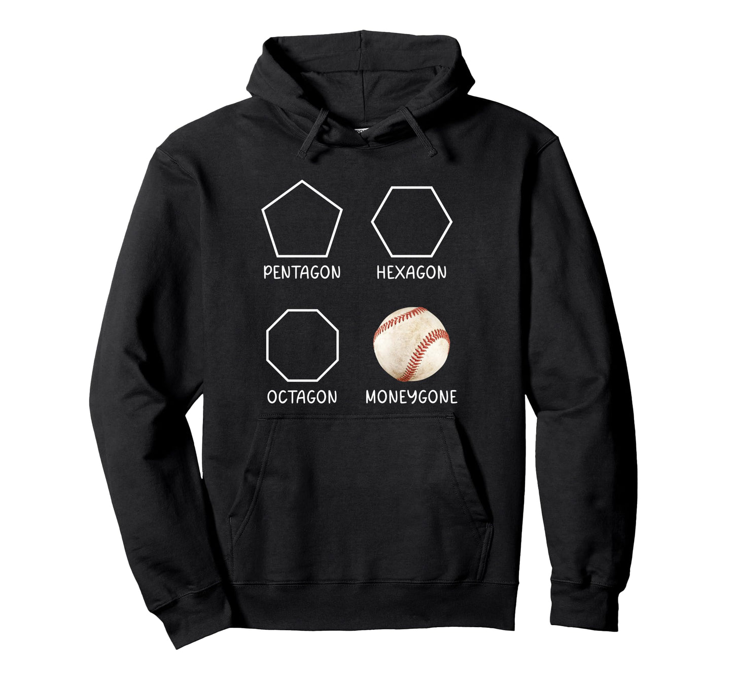 Funny Baseball Mom Dad Money Gone Baseball Hoodie - Novelty Apparel Unisex - T-Shirt, Sweatshirt, Hoodie