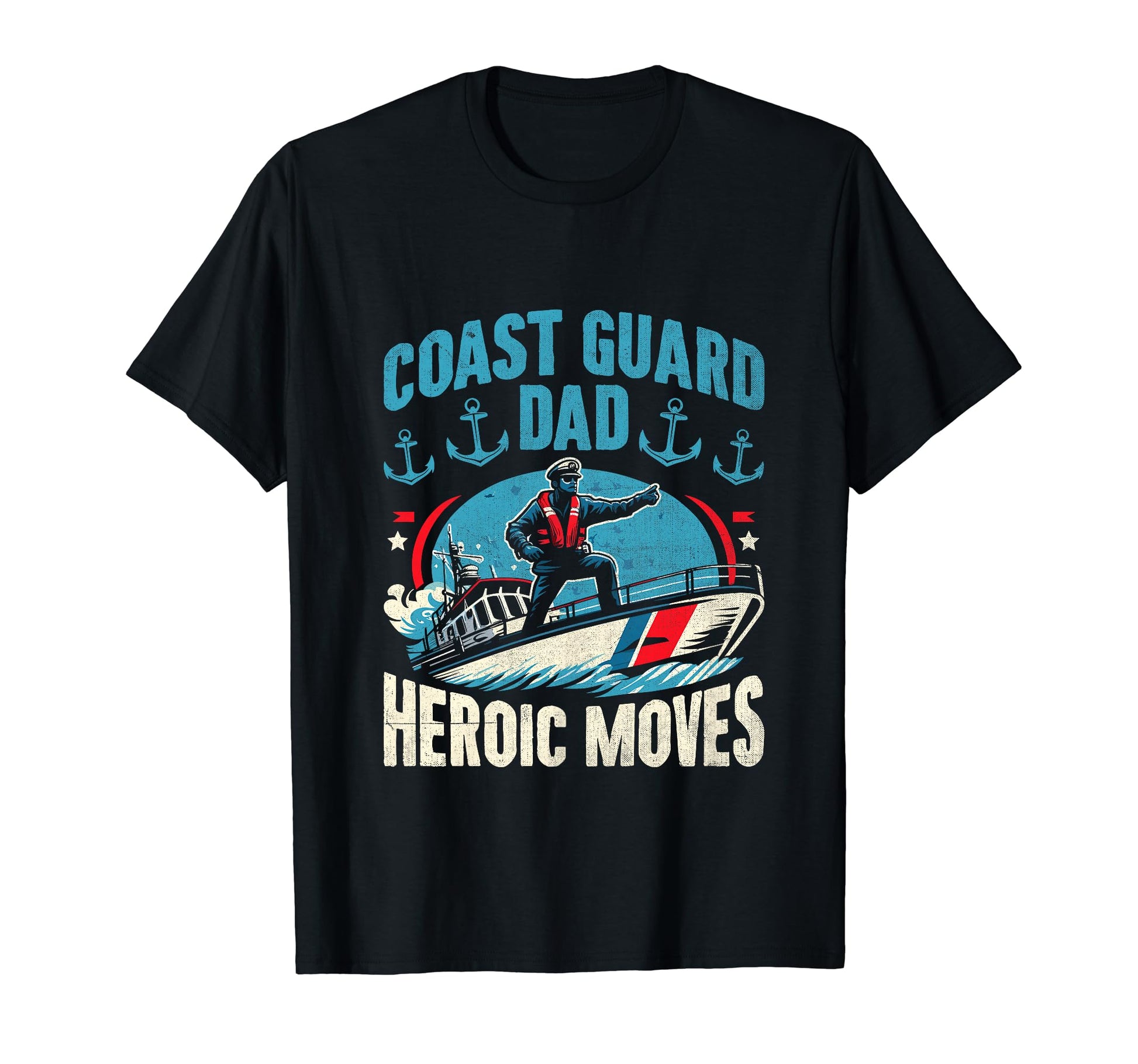 Coast Guard Dad Funny Proud Uscg T-Shirt - Fun Novelty Design Unisex - T-Shirt, Sweatshirt, Hoodie