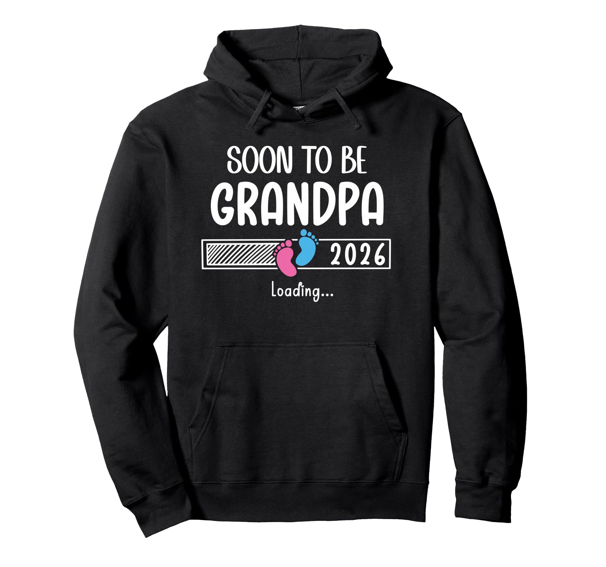 Soon To Be Grandpa 2026 Loading Promoted To Hoodie - Trendy Graphic Unisex - T-Shirt, Sweatshirt, Hoodie
