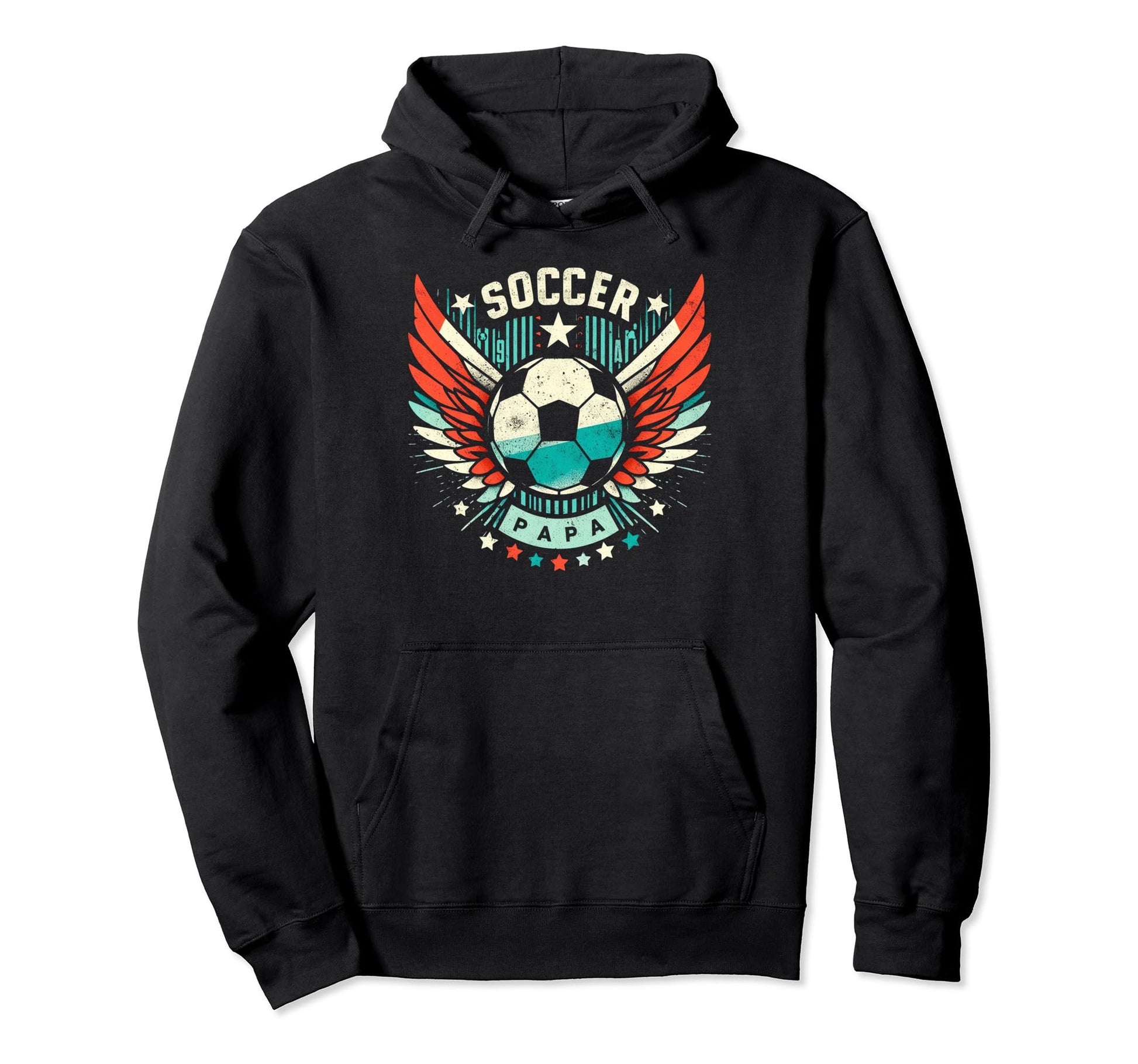 Soccer Papa Family Matching Dad Hoodie - Minimalist Print Men Women - T-Shirt, Sweatshirt, Hoodie