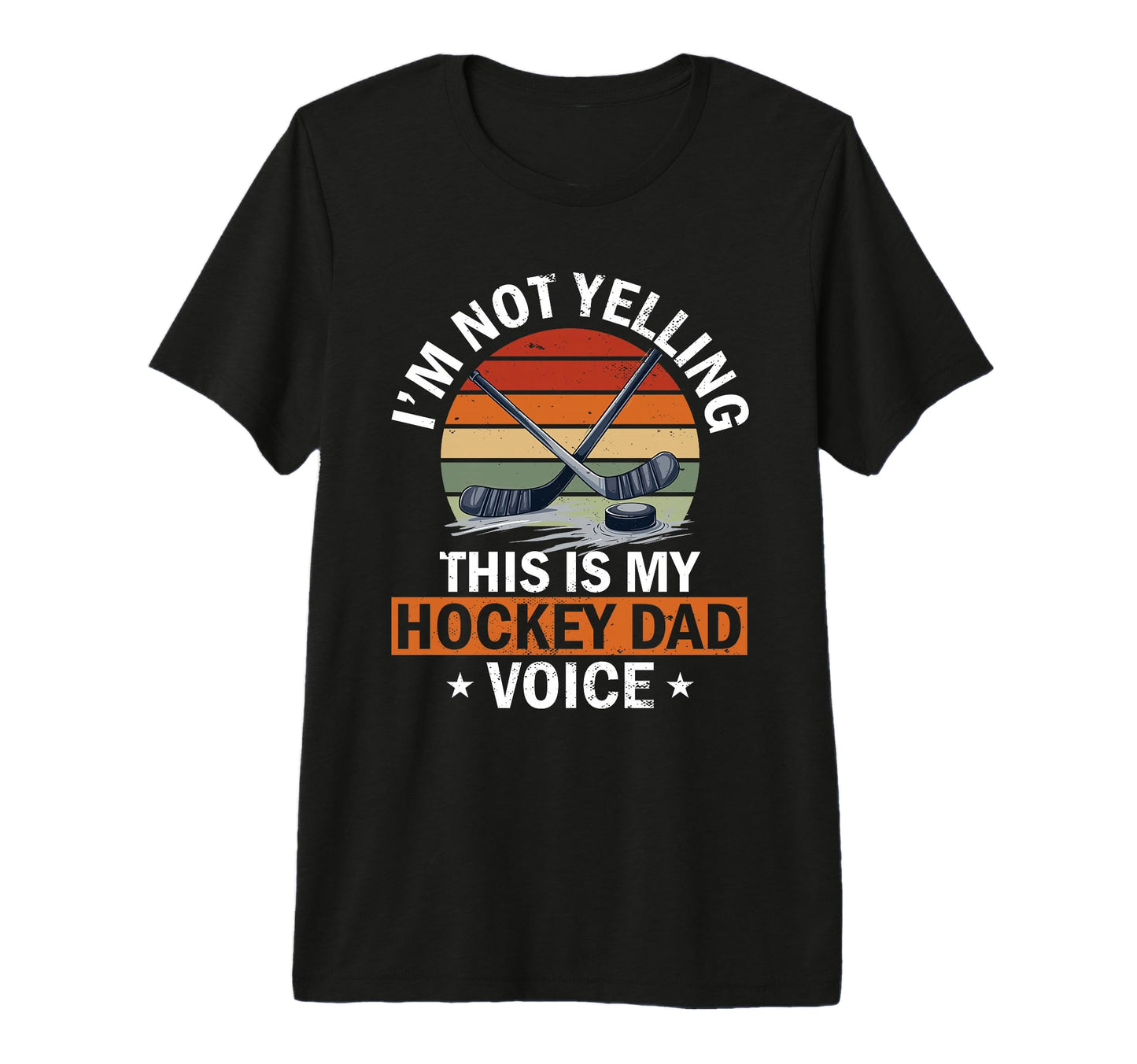 Ice Hockey Dad Tri Blend T-Shirt - Aesthetic Graphic Men Women - T-Shirt, Sweatshirt, Hoodie