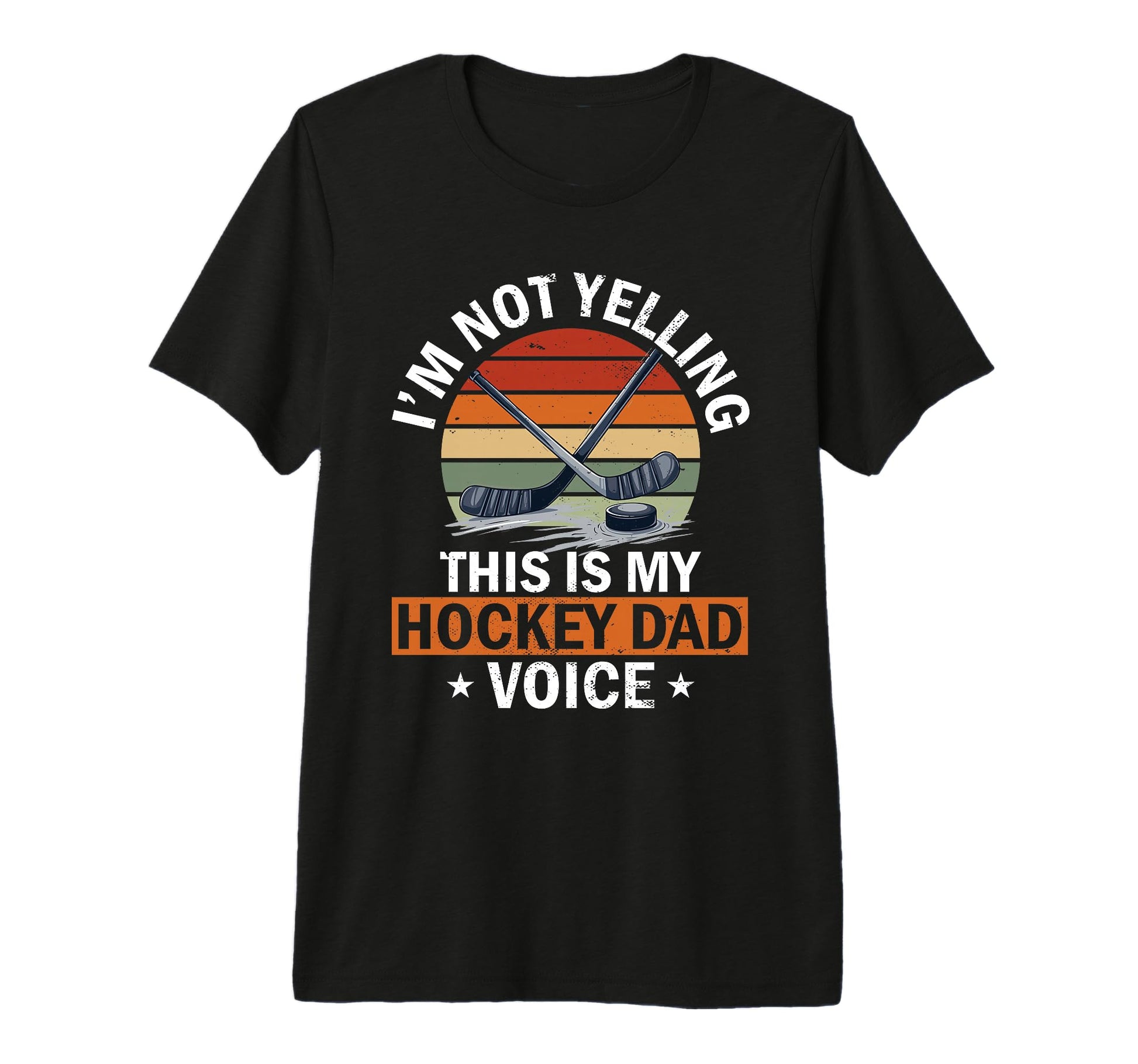 Ice Hockey Dad Tri Blend T-Shirt - Aesthetic Graphic Men Women - T-Shirt, Sweatshirt, Hoodie