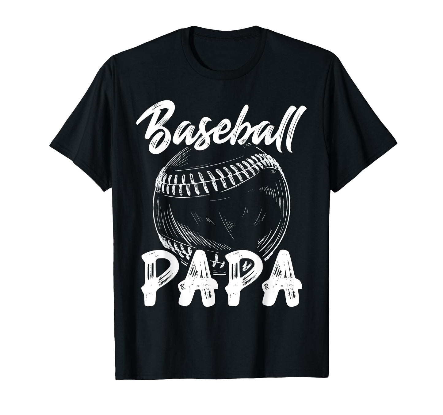 Baseball Papa Family Matching Players T-Shirt - Minimalist Print Unisex - T-Shirt, Sweatshirt, Hoodie