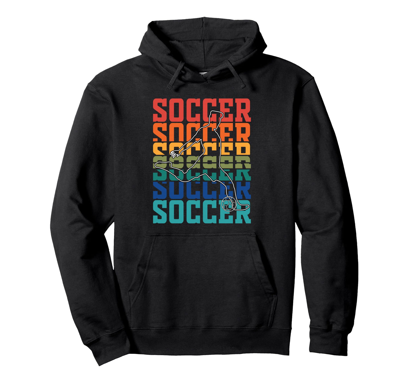Soccer Soccer Players Gift Hoodie - Trendy Graphic Unisex - T-Shirt, Sweatshirt, Hoodie