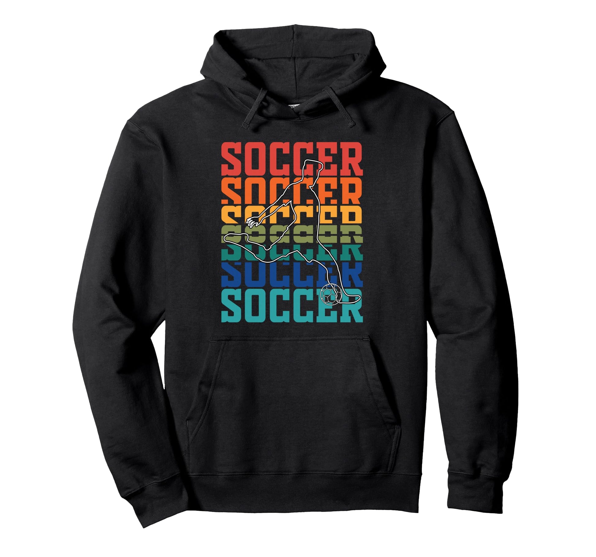 Soccer Soccer Players Gift Hoodie - Trendy Graphic Unisex - T-Shirt, Sweatshirt, Hoodie