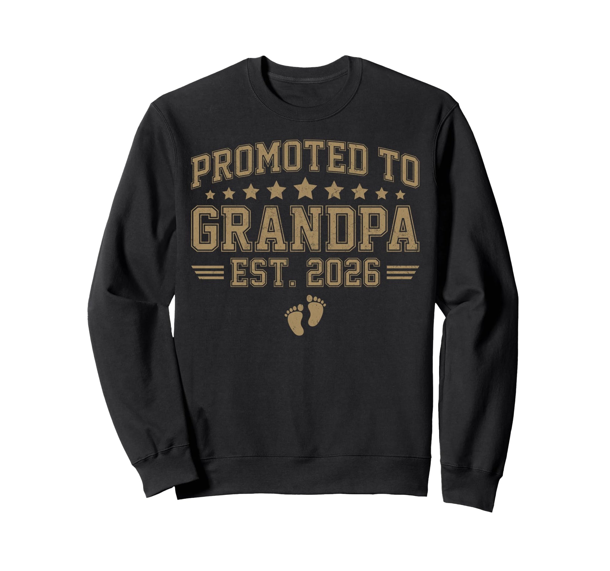 Promoted To Grandpa Est 2026 Soon To Sweatshirt - Unique Graphic Men Women - T-Shirt, Sweatshirt, Hoodie